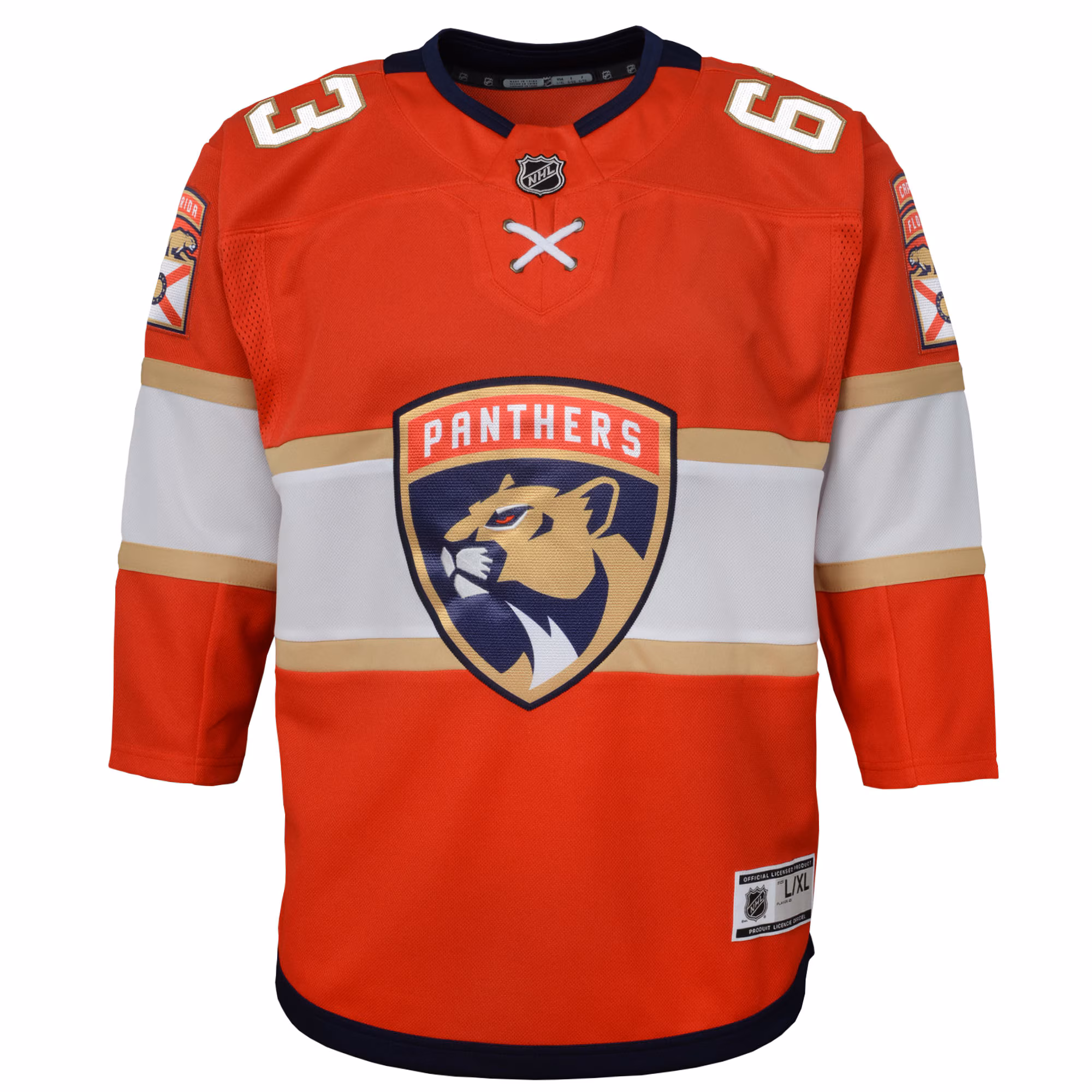Brad Marchand Florida Panthers Outerstuff Youth Premier Player Jersey - Red