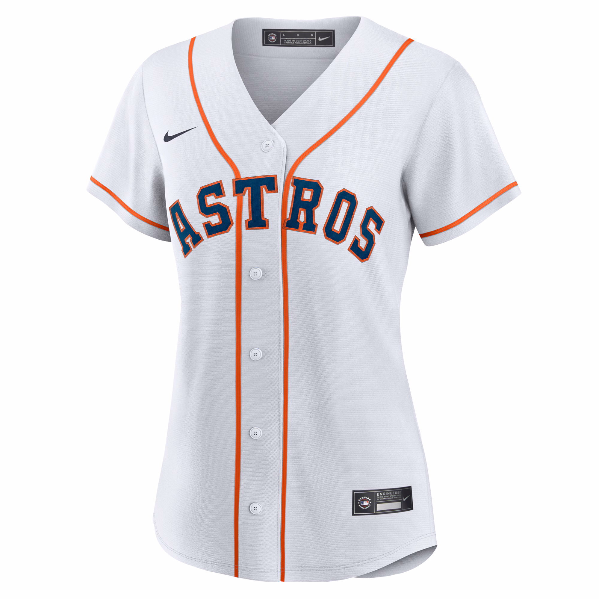 Houston Astros Nike Women's #1 Mom Home Replica Jersey - White