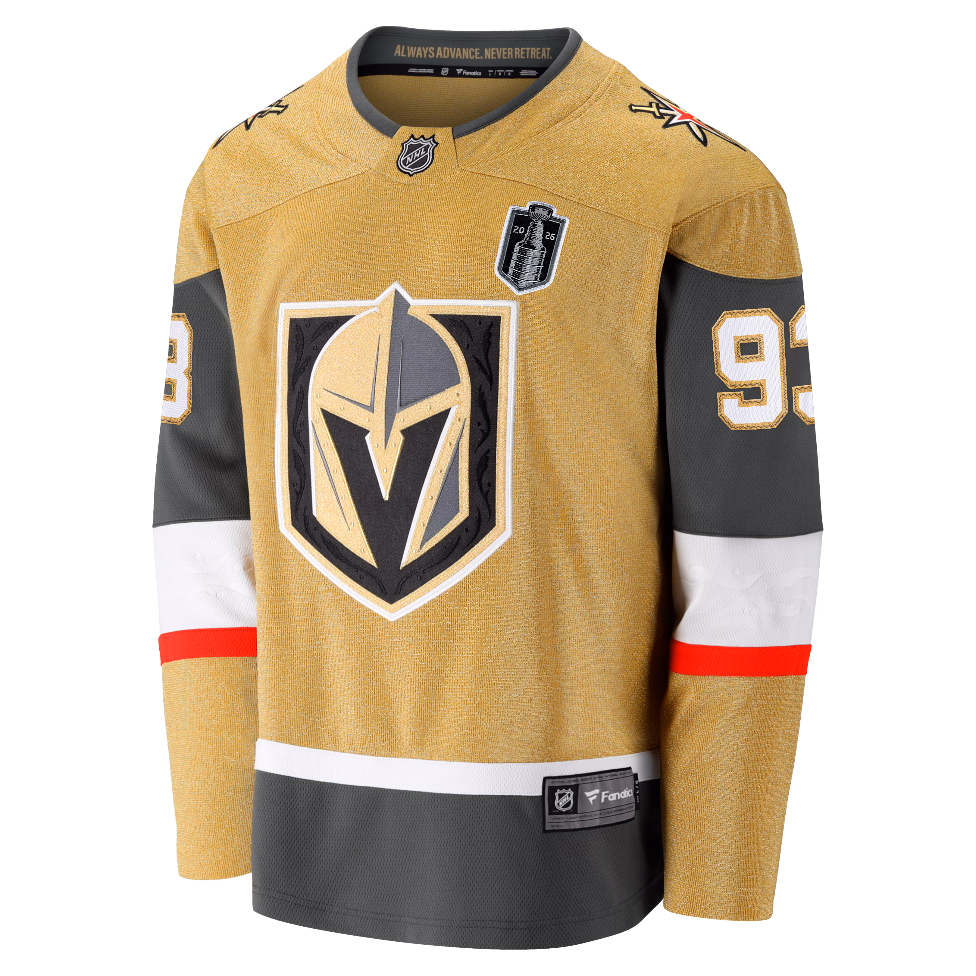 Mitch Marner Vegas Golden Knights Fanatics 2026 Stanley Cup Final Breakaway Jersey - Gold
