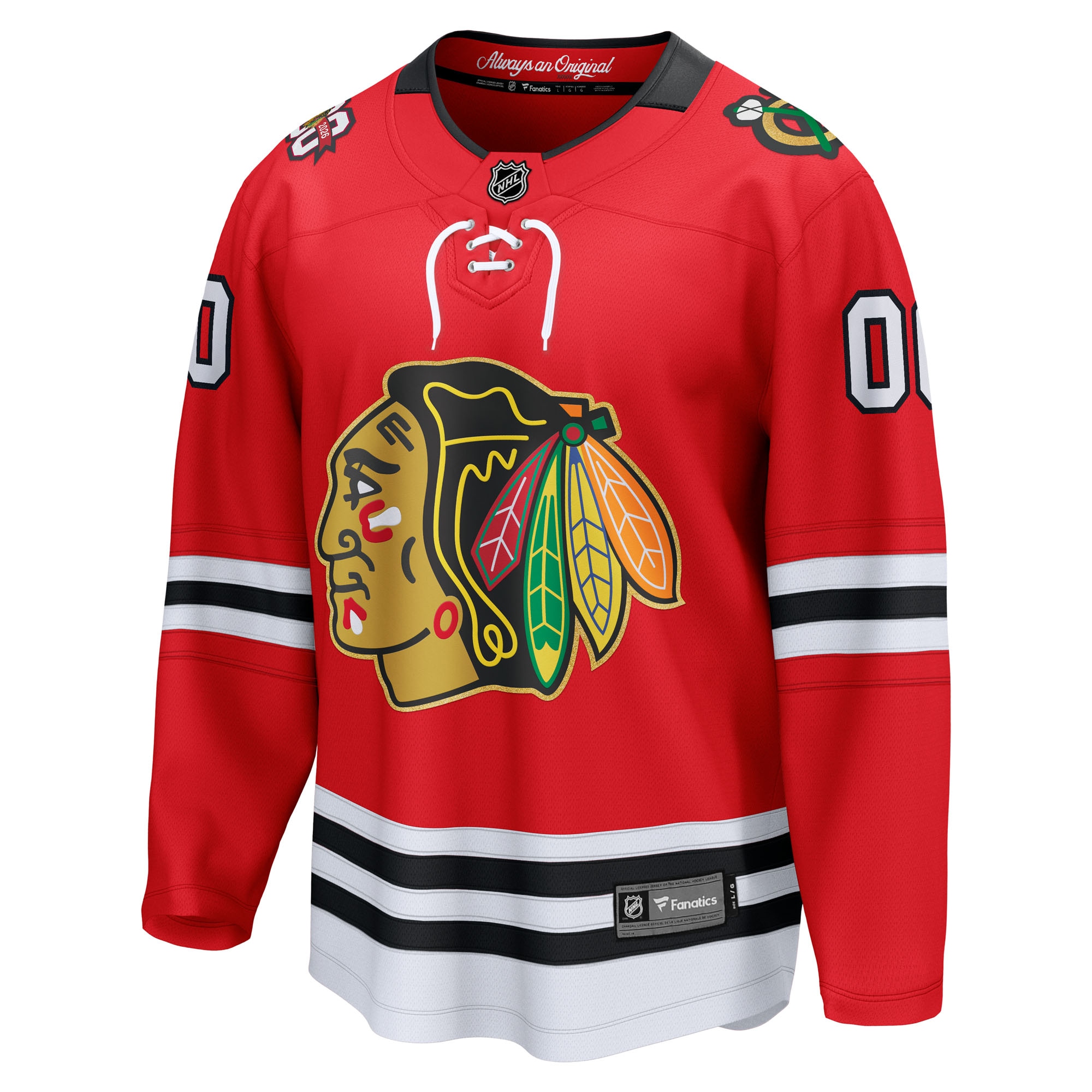 Chicago Blackhawks Fanatics Centennial Breakaway Custom Jersey - Red