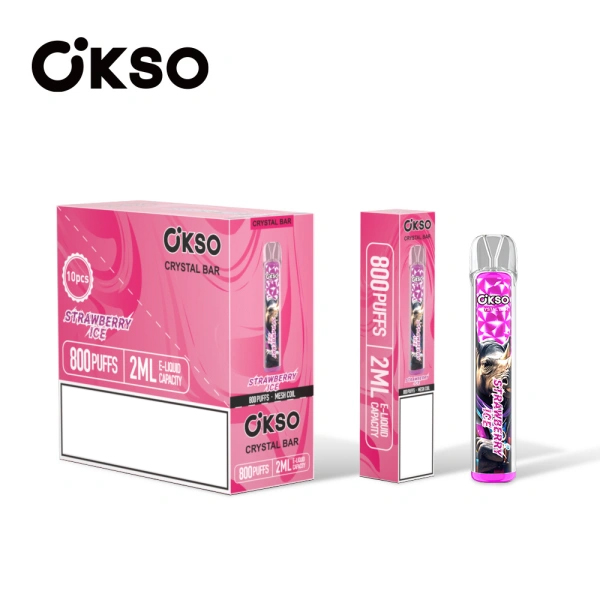 OKSO Crystal Bar 800 Disposable E-cigarettes Puffs 800 Vape Box Handy Vape