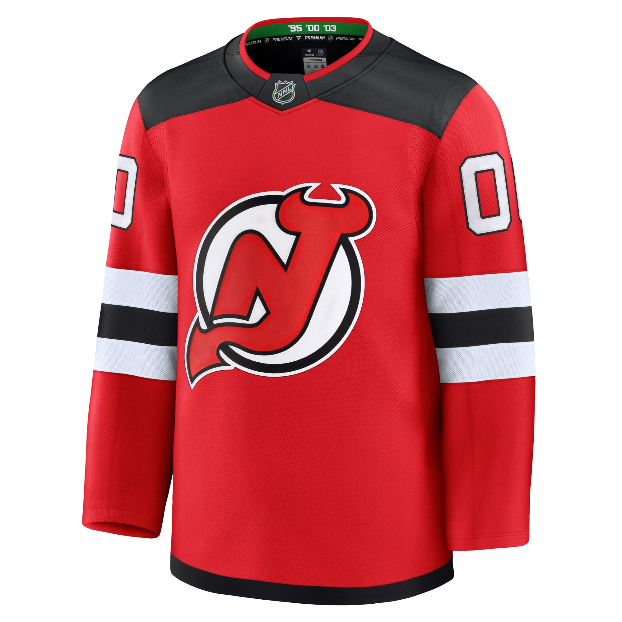 New Jersey Devils Fanatics Home Premium Custom Jersey - Red