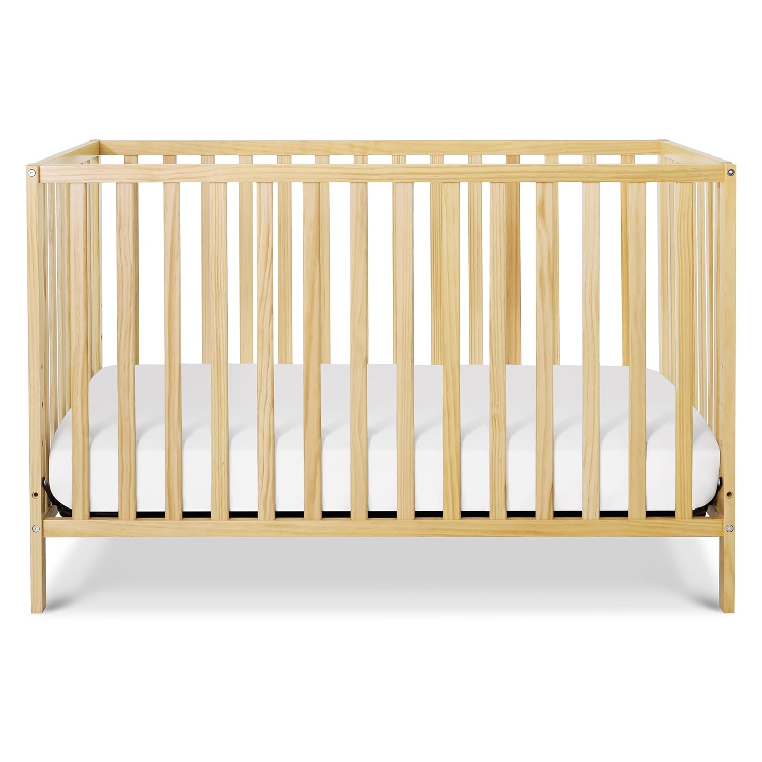 Davinci Union 4-in-1 Convertible Crib - GREENGUARD Gold Certified - Convertible Baby Crib to Toddler Bed, Daybed, Full-Size Bed - Wooden Baby Bed w/Four Adjustable Heights - Natural