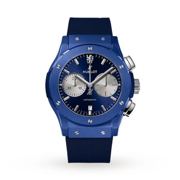 Classic Fusion Men Automatic Blue Rubber Watch 521.EX.7179.RX.CFC19