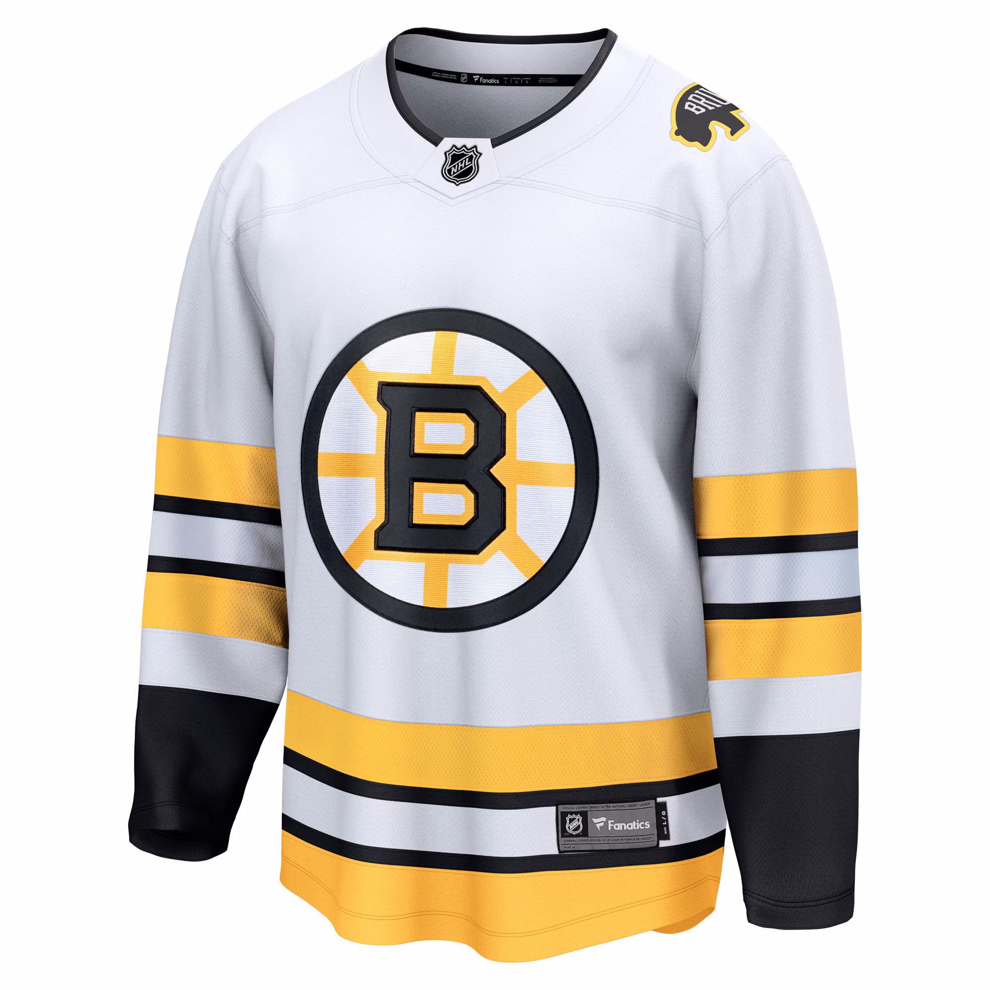 Boston Bruins Fanatics Away Breakaway Jersey - White