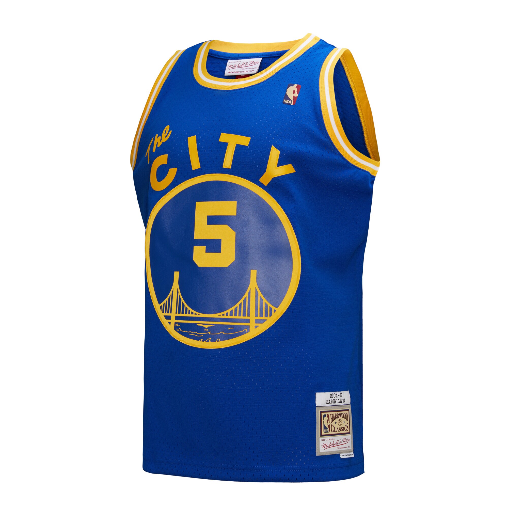 Baron Davis Golden State Warriors Mitchell & Ness Hardwood Classics 2004/05 Swingman Jersey - Royal