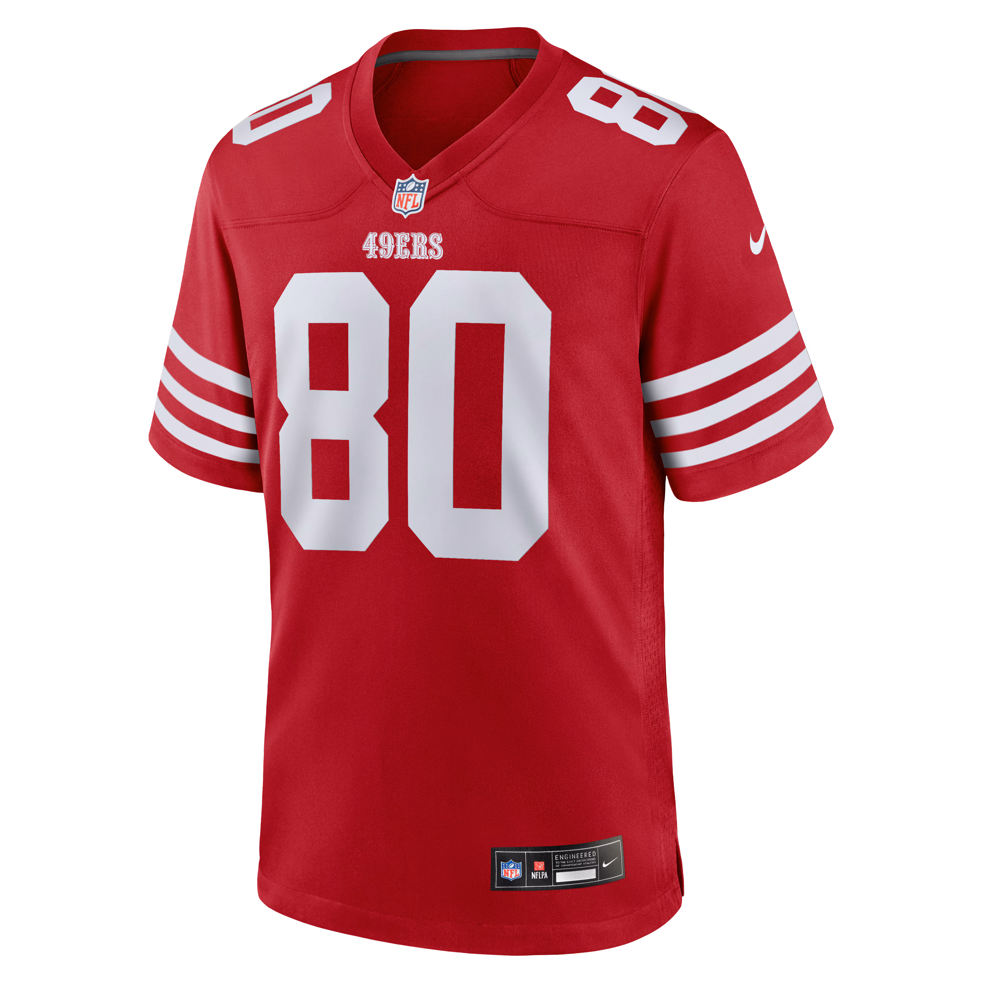 Jerry Rice San Francisco 49ers Nike Retired Game Player Jersey - Scarlet