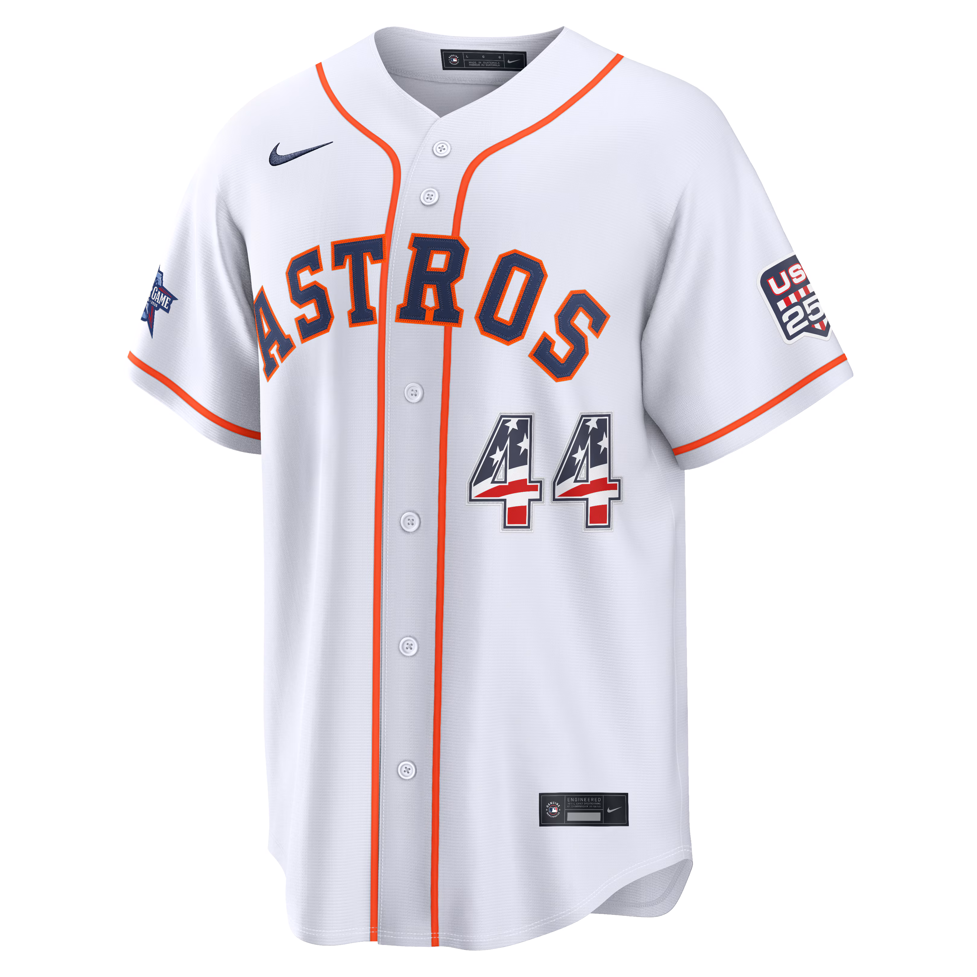 2026 All-Star Edition Stars & Stripes Houston Astros Yordan Alvarez Nike White Stadium Jersey