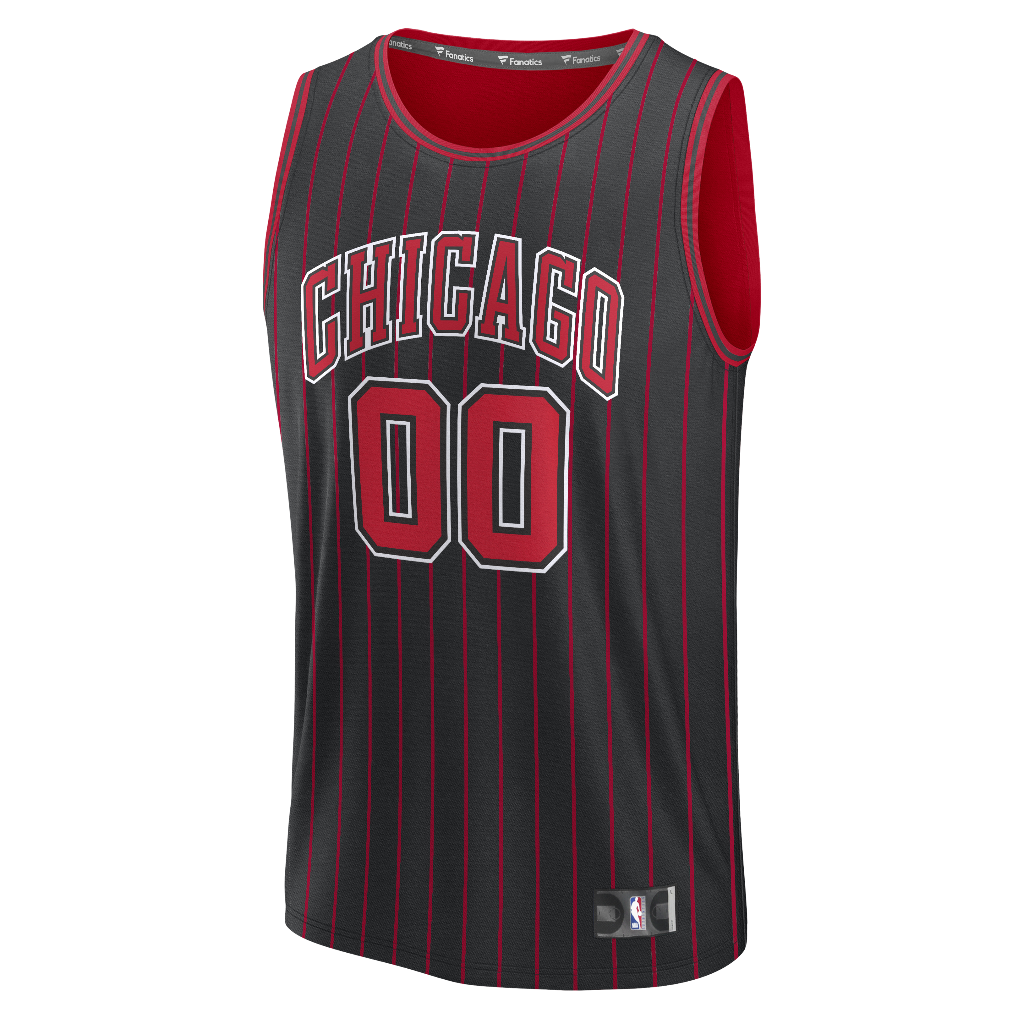 Chicago Bulls Fanatics Youth Fast Break Custom Jersey - Statement Edition - Black