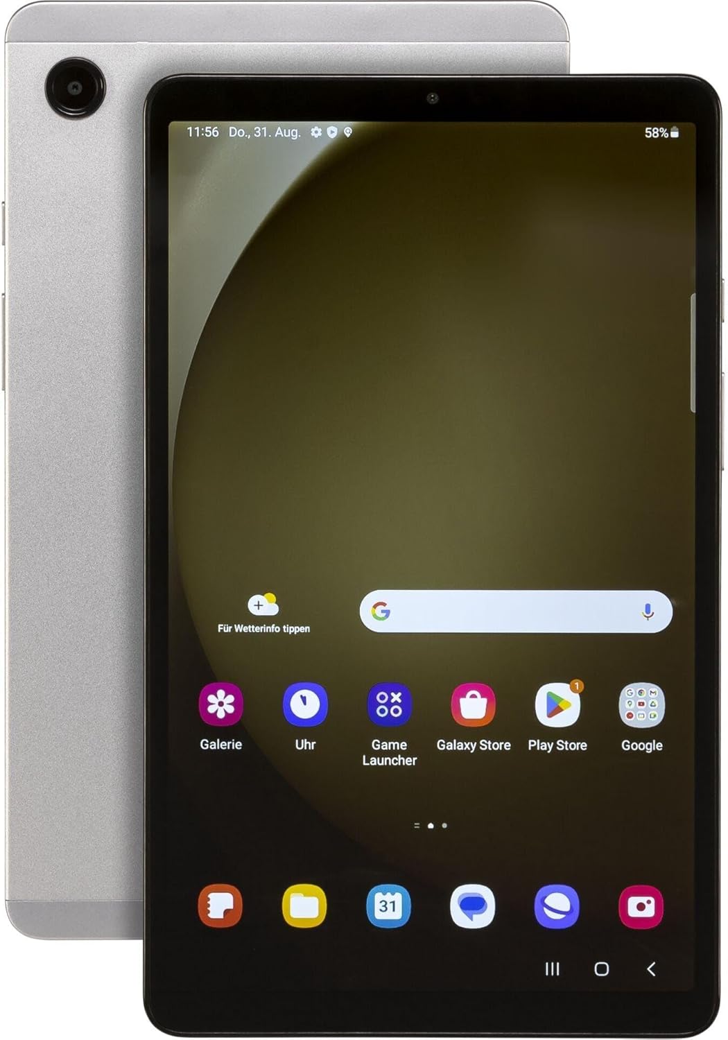 Samsung Galaxy Tab A9 (SM-X110), 64GB 4GB Ram, WiFi Only, Factory Unlocked GSM, International Version (Silver)