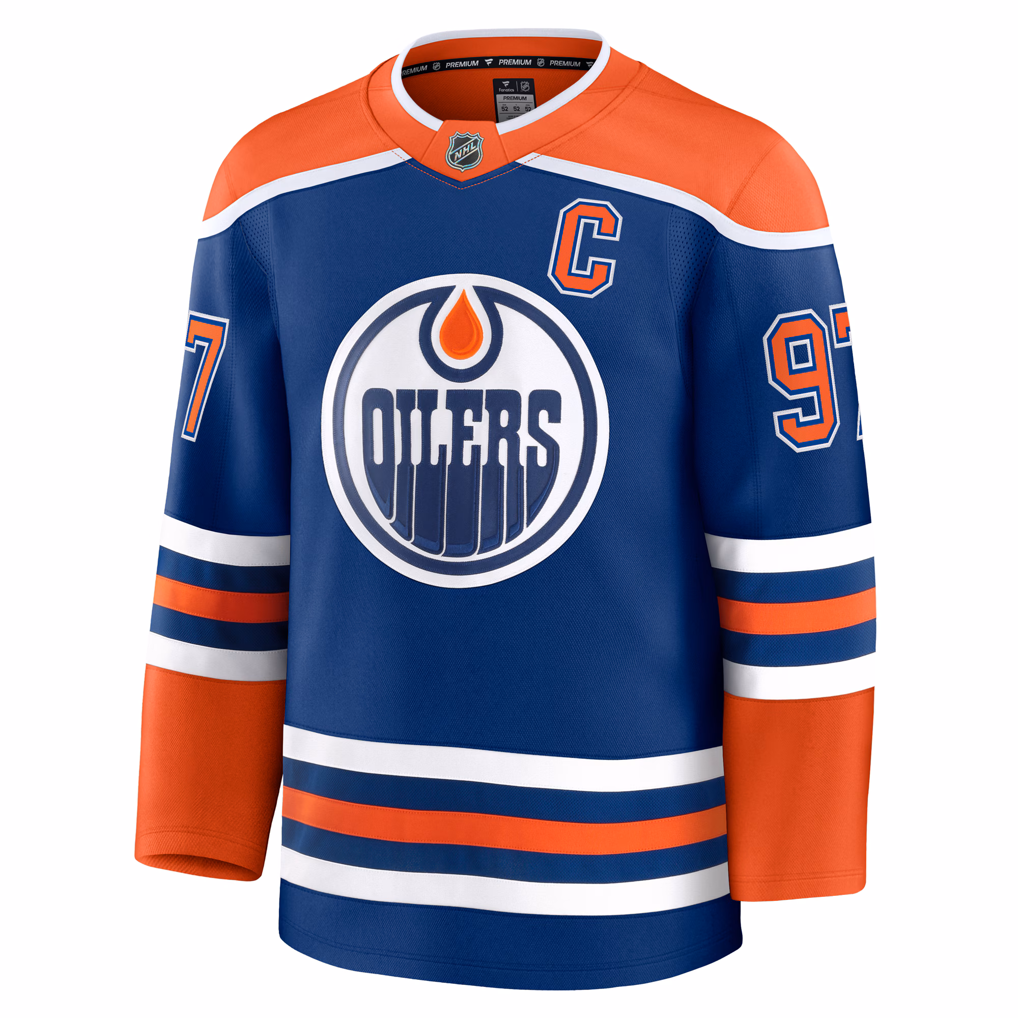Connor McDavid Edmonton Oilers Fanatics Home Premium Jersey - Royal