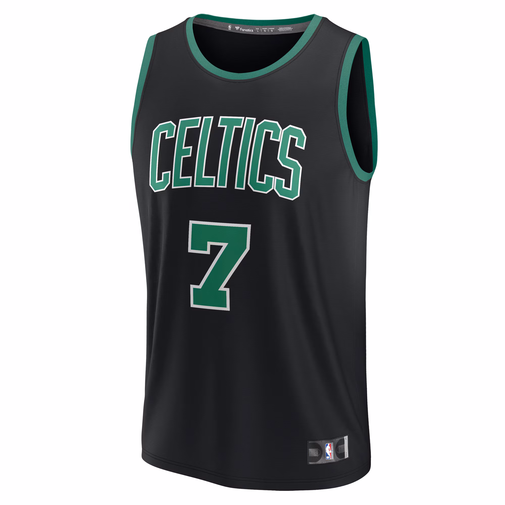 Jaylen Brown Boston Celtics Fanatics Youth Fast Break Replica Player Jersey - Statement Edition - Black