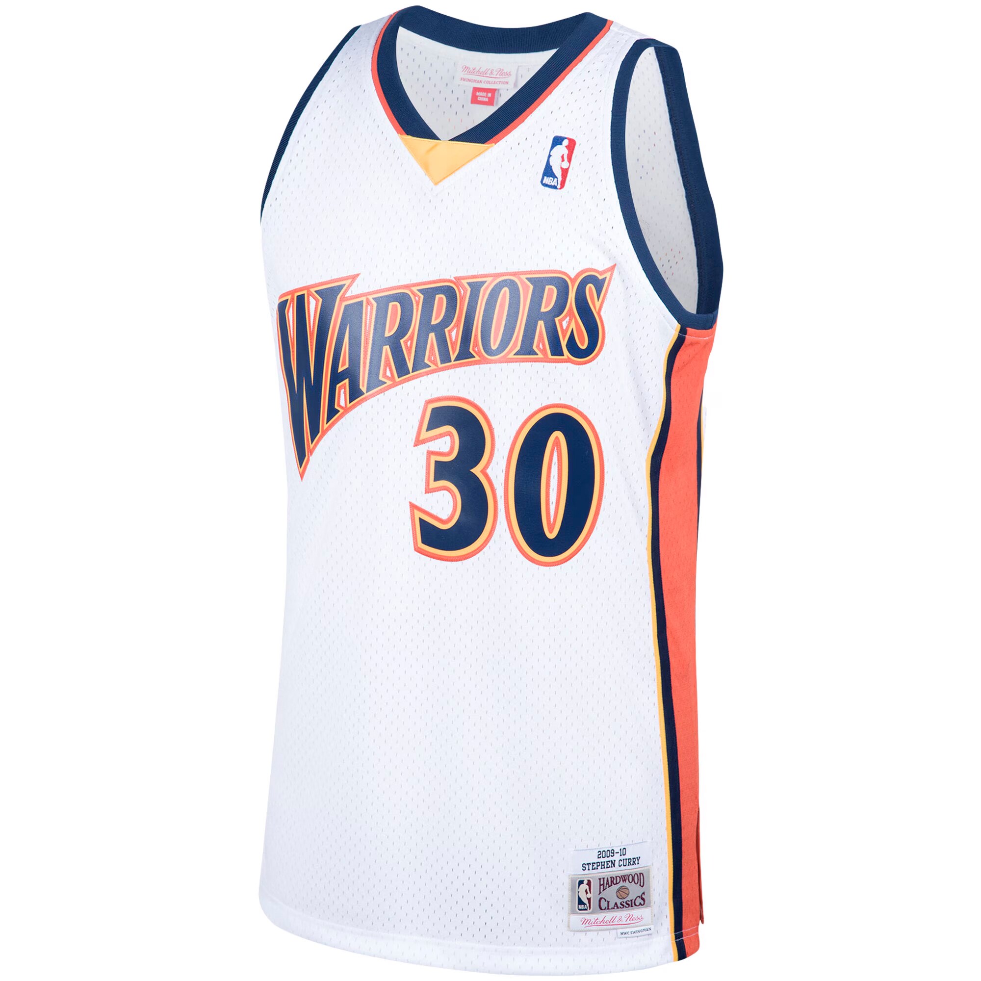 Stephen Curry Golden State Warriors Mitchell & Ness Hardwood Classics Swingman Jersey - White