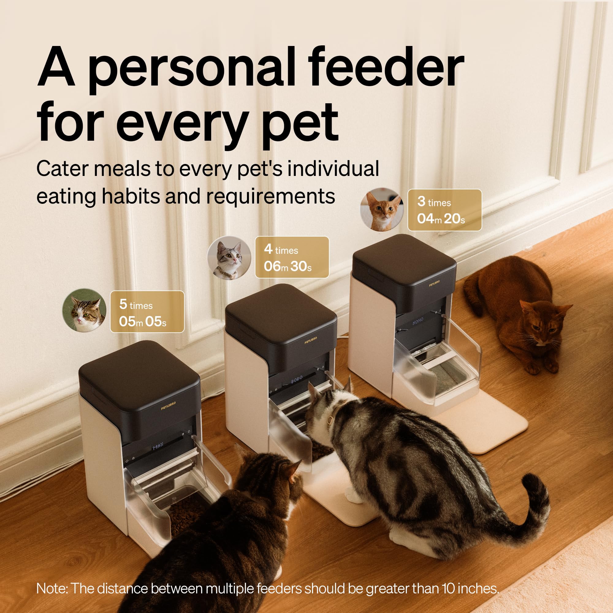 PETLIBRO RFID Cat Feeder - Programmable Wi-Fi Food Dispenser
