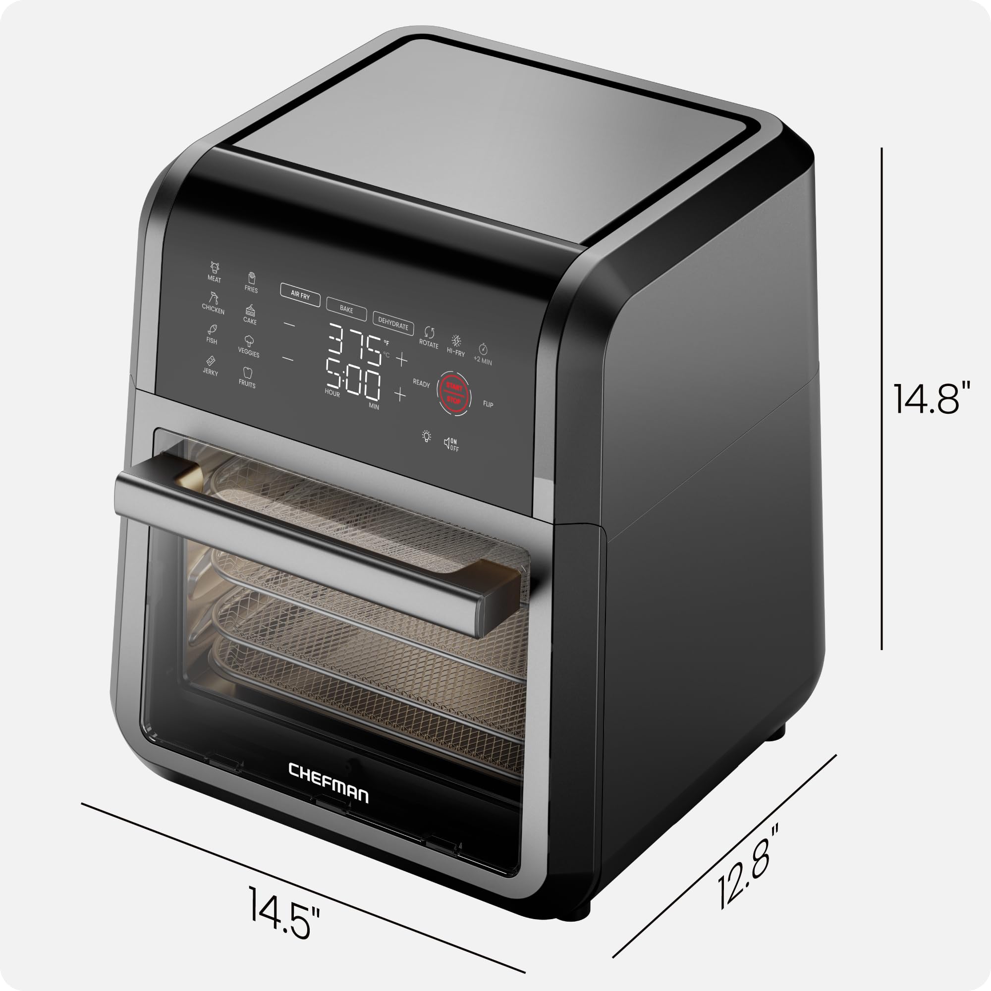 CHEFMAN 12-Quart 5-in-1 Digital Air Fryer Oven with Touchscreen