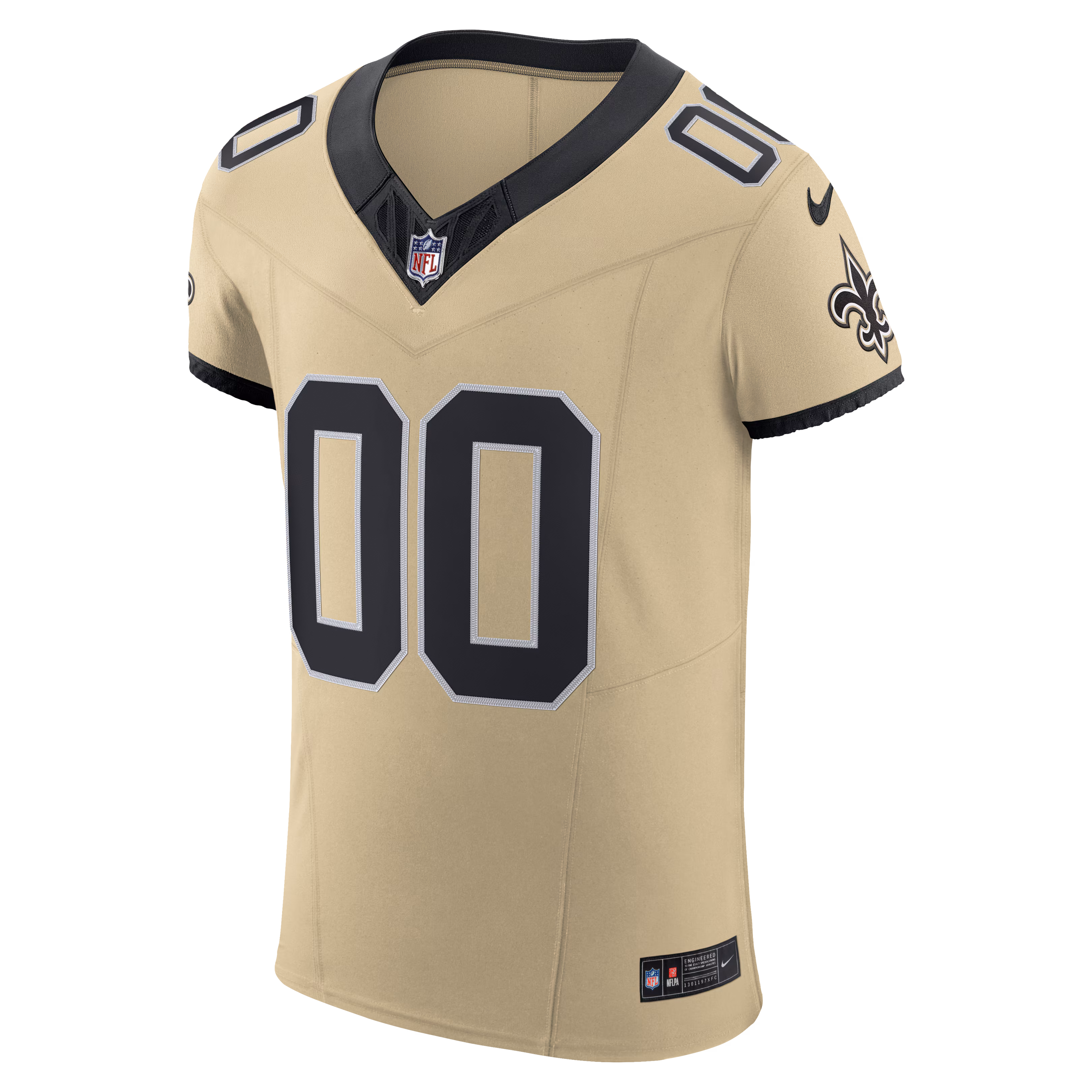 New Orleans Saints Nike Alternate Vapor F.U.S.E. Elite Custom Jersey - Gold