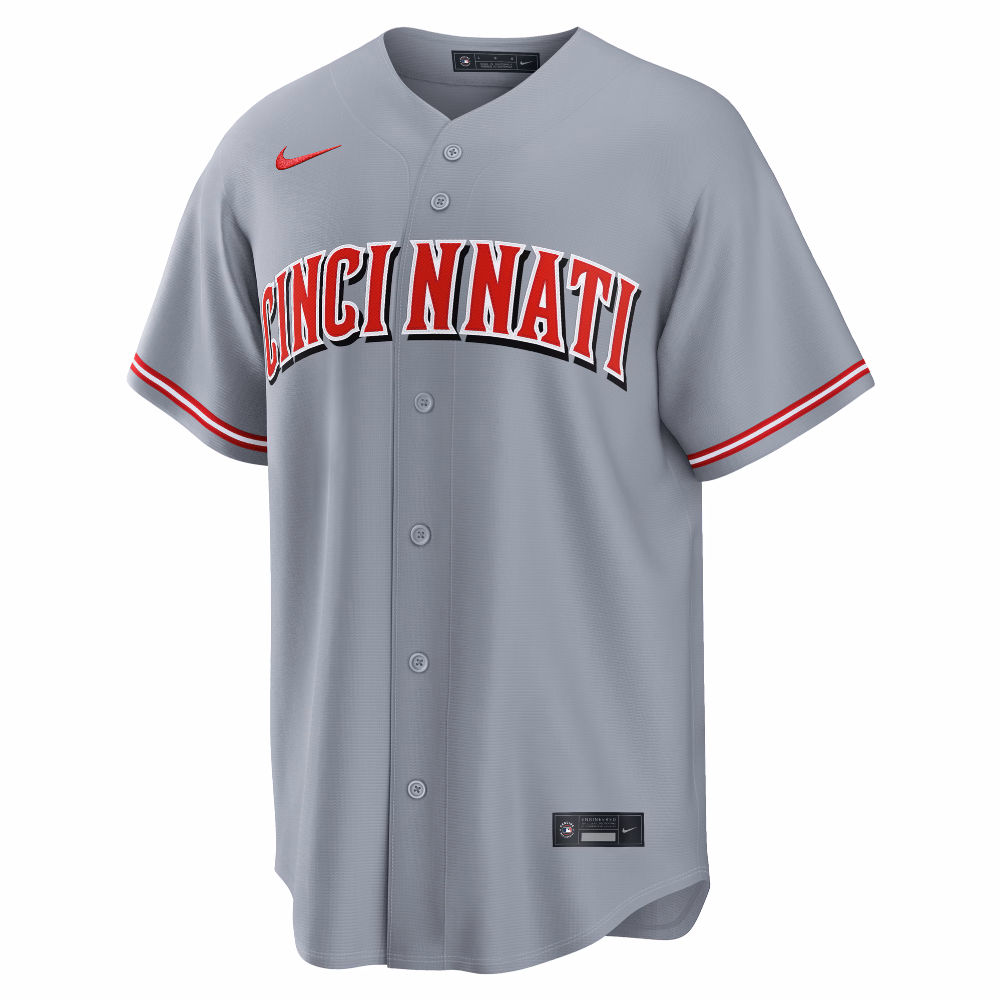 Elly De La Cruz Cincinnati Reds Nike Road Replica Jersey - Gray