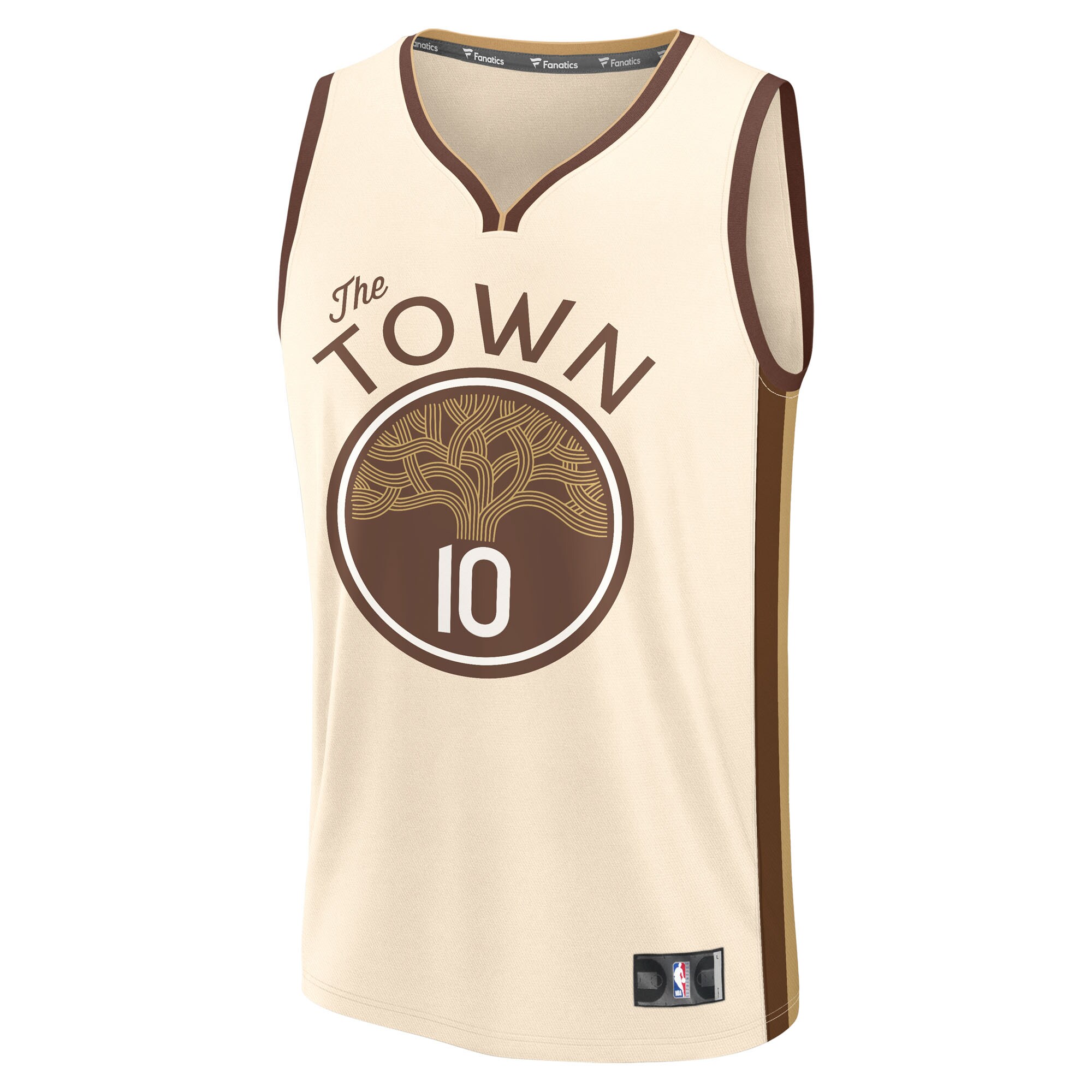 Jimmy Butler III Golden State Warriors Fanatics Youth 2025/26 City Edition Fast Break Jersey - Tan