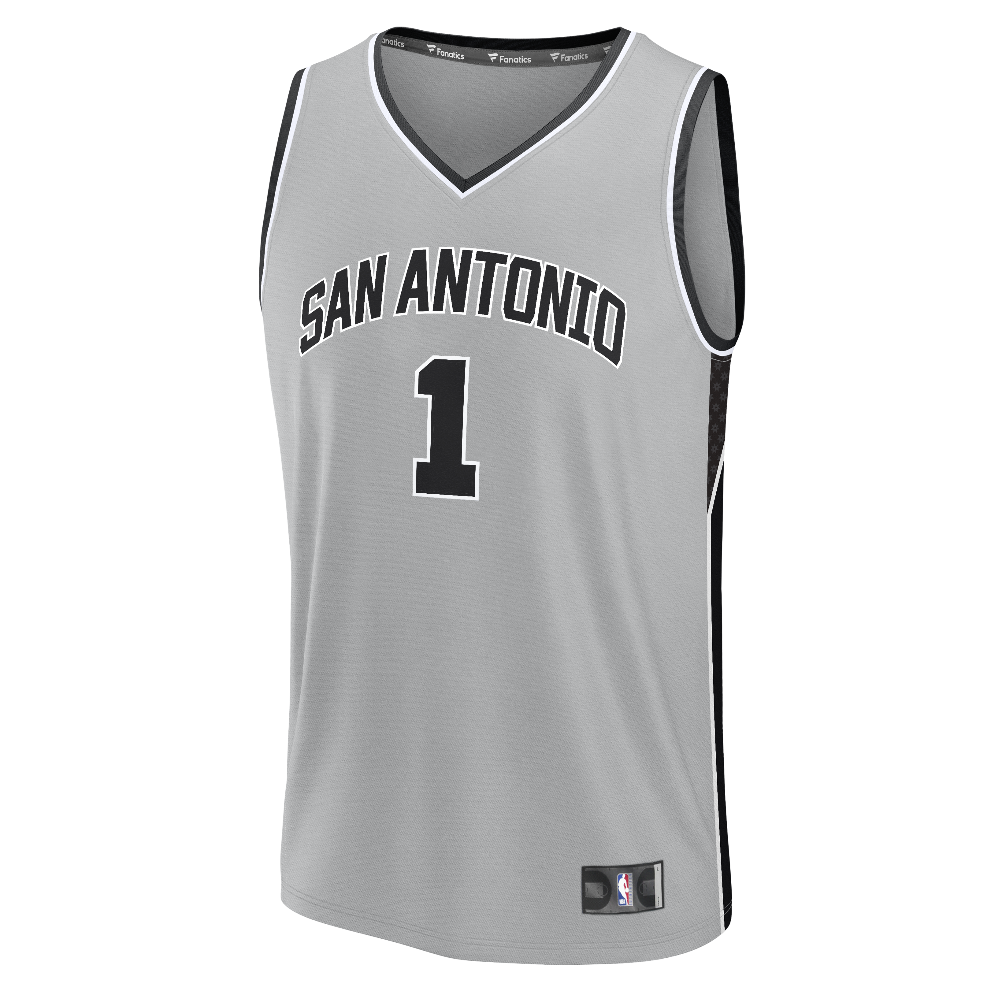 Victor Wembanyama San Antonio Spurs Fanatics Youth  Fast Break Jersey - Statement Edition - Silver