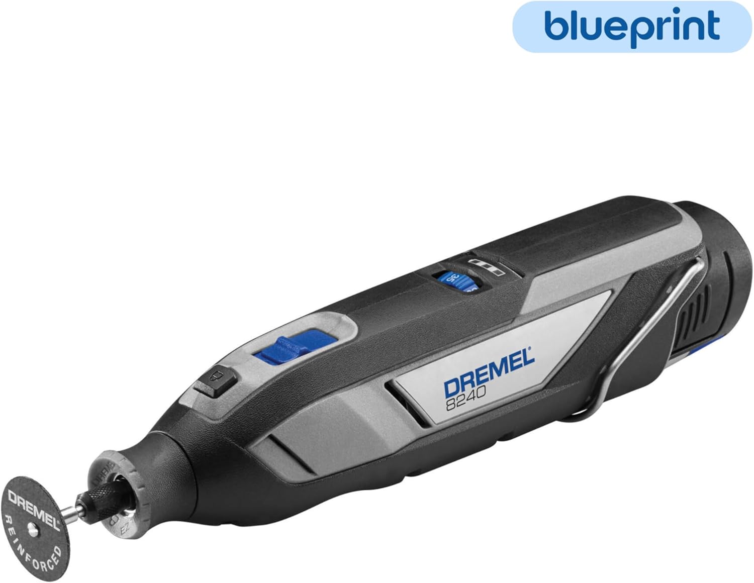 Dremel 8240-5 12V Cordless Rotary Tool Kit with Variable Speed and Comfort Grip - Includes 2AH Battery Pack, Charger, 5 Accessories, Wrench, and Tool Fabric Carry Bag