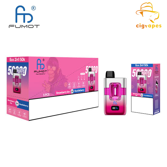 EU warehouse Fumot Eco 2 In 1 50000 Disposable Vape Puffs 50K Handy Vape
