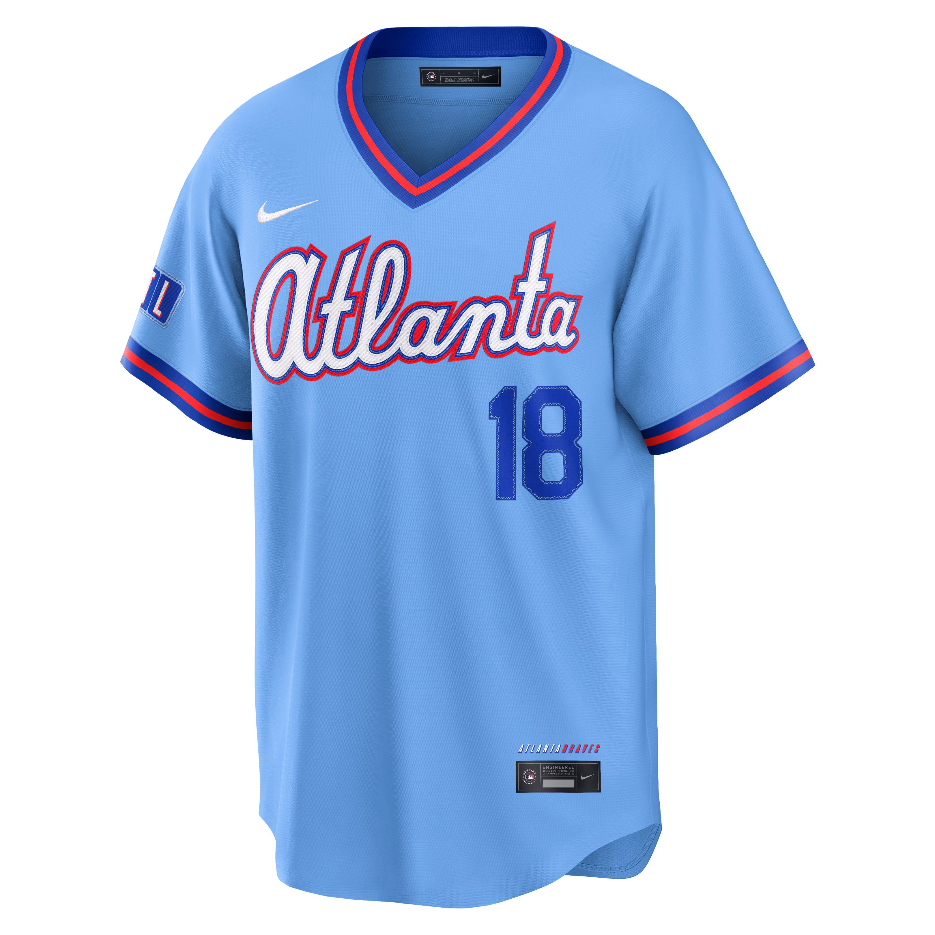 Mike Yastrzemski Atlanta Braves Nike 2026 City Connect Stadium Jersey - Powder Blue