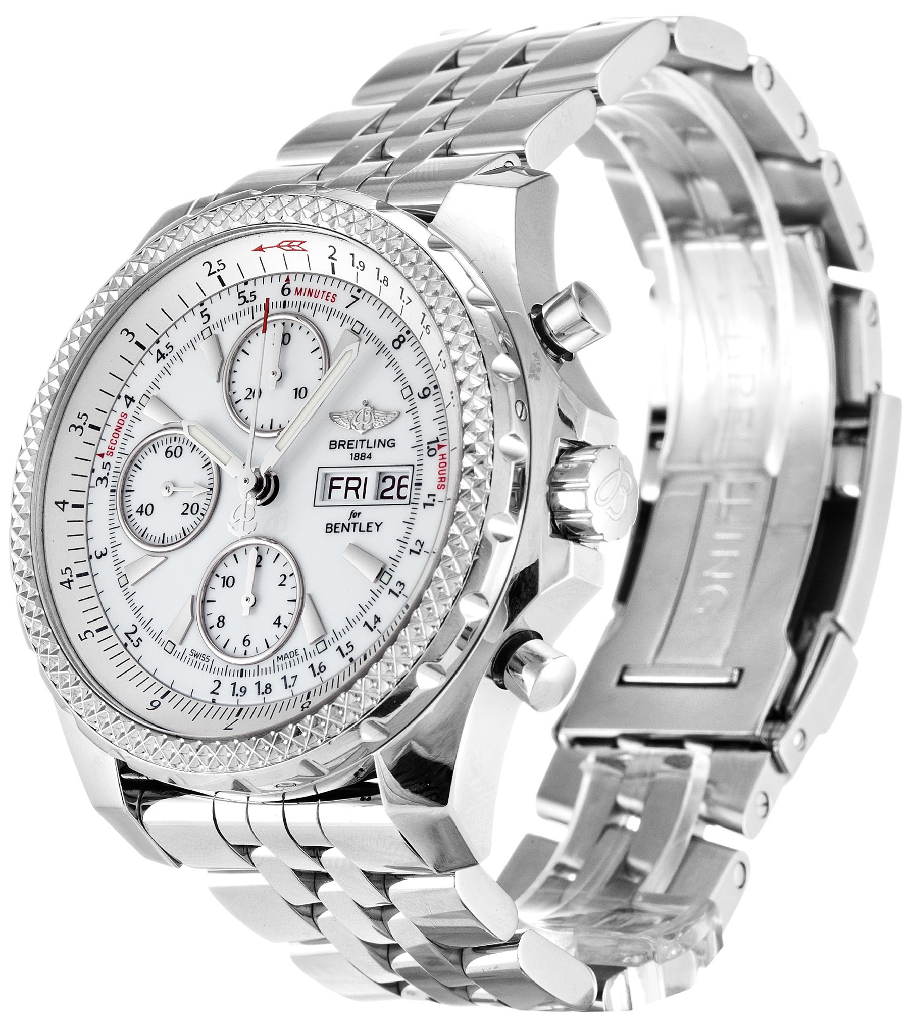 Bentley GT White Dial White Case A13362