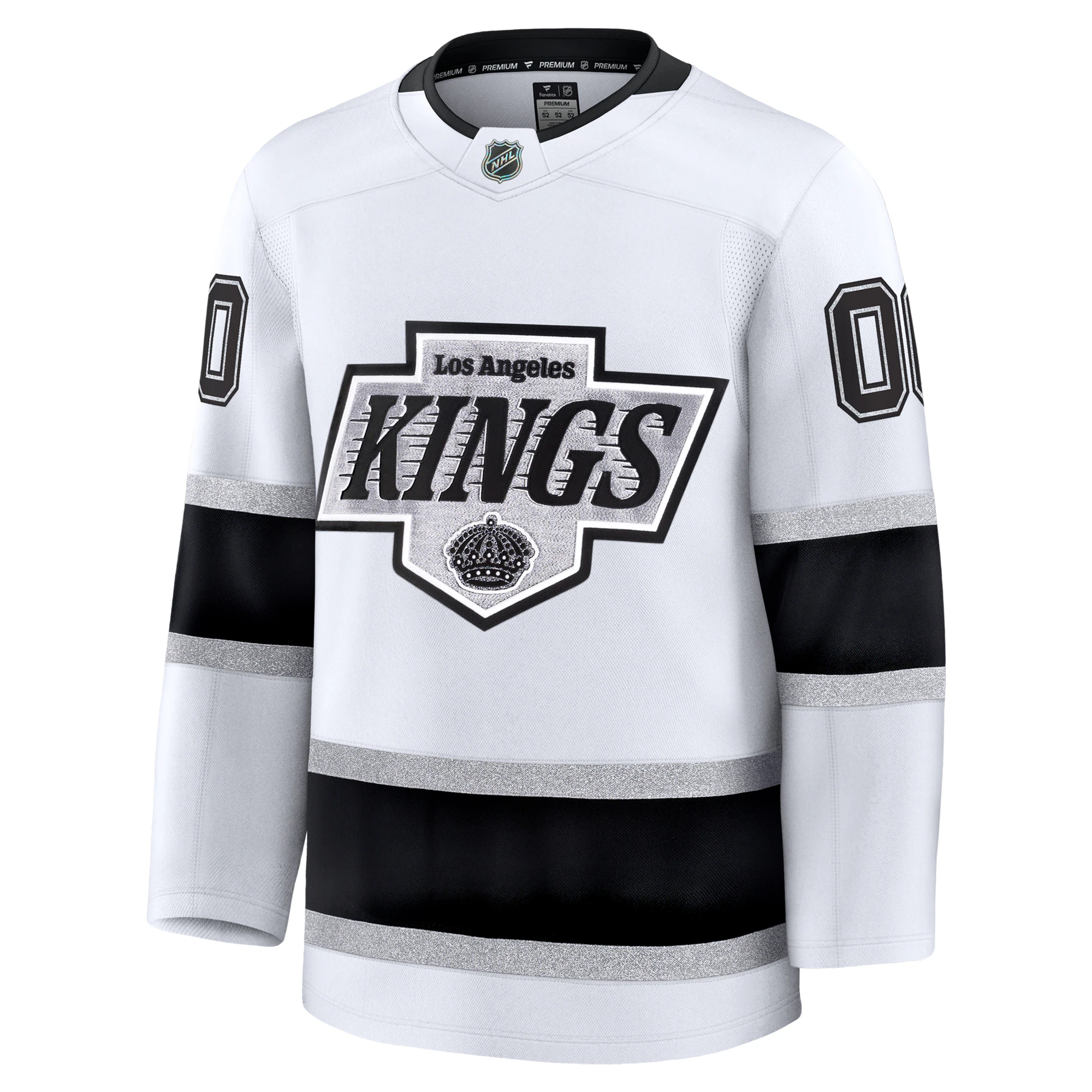 Los Angeles Kings Fanatics Away Premium Custom Jersey - White