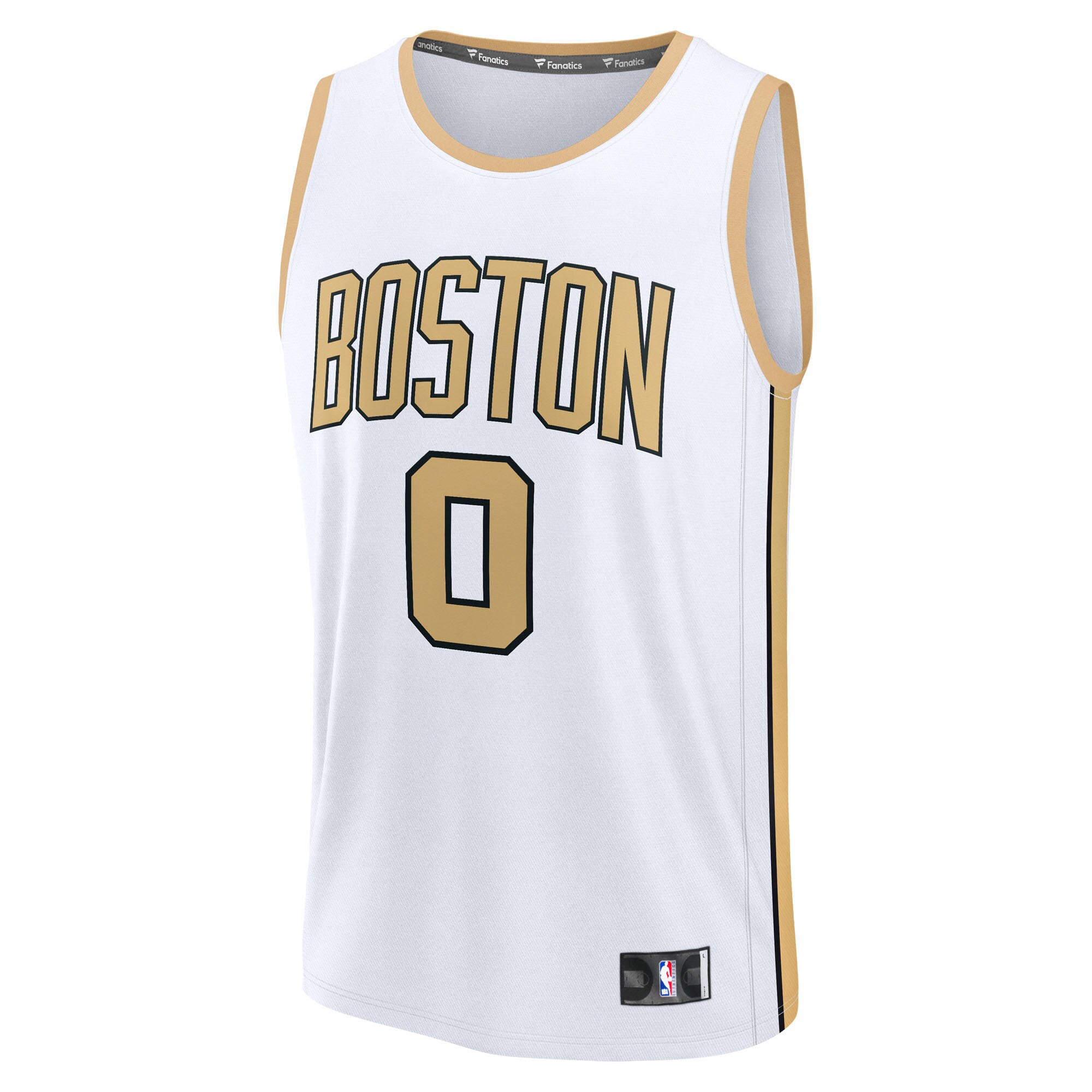 Jayson Tatum Boston Celtics Fanatics 2025/26 City Edition Fast Break Jersey - White