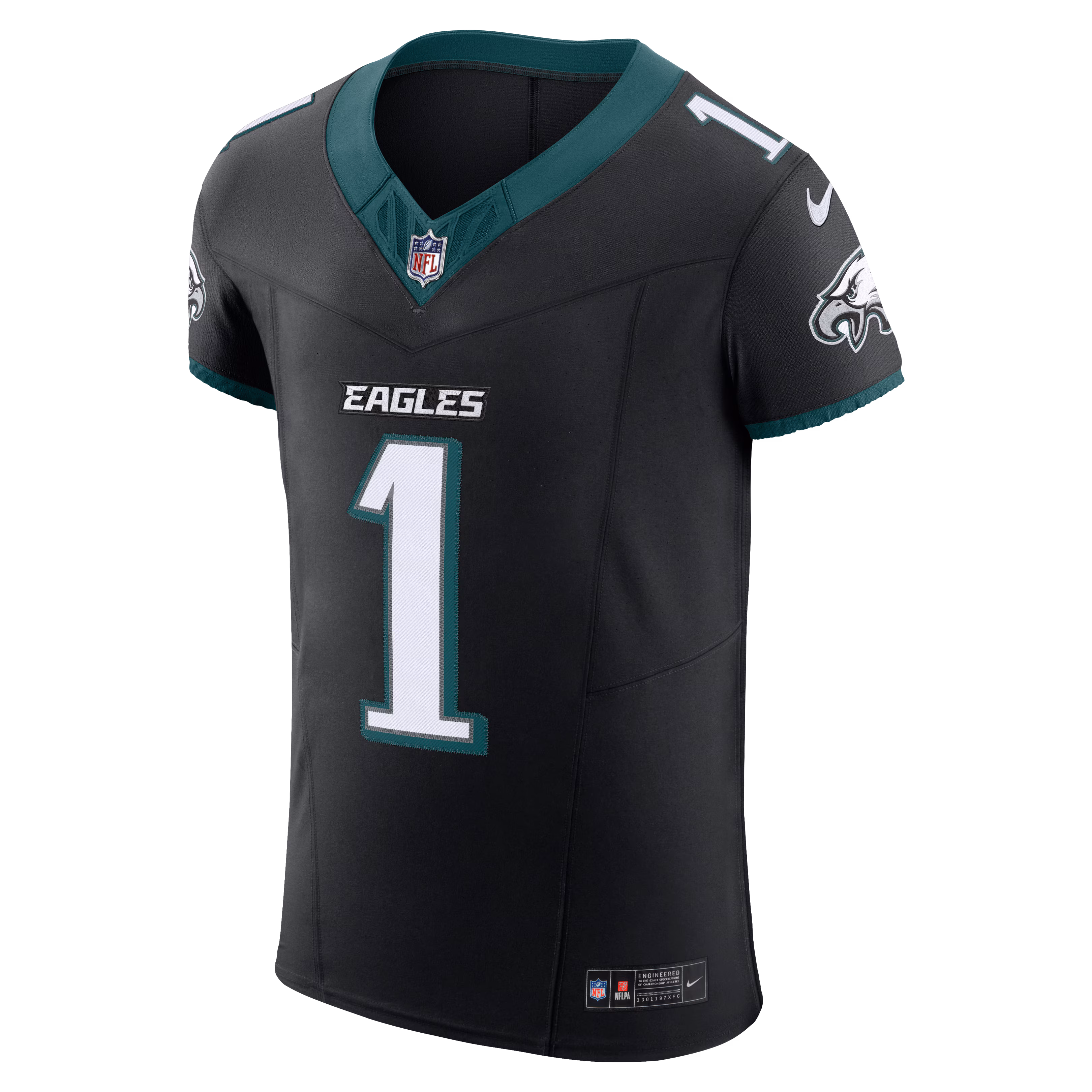 Jalen Hurts Philadelphia Eagles Nike Alternate Vapor F.U.S.E. Elite Jersey - Black
