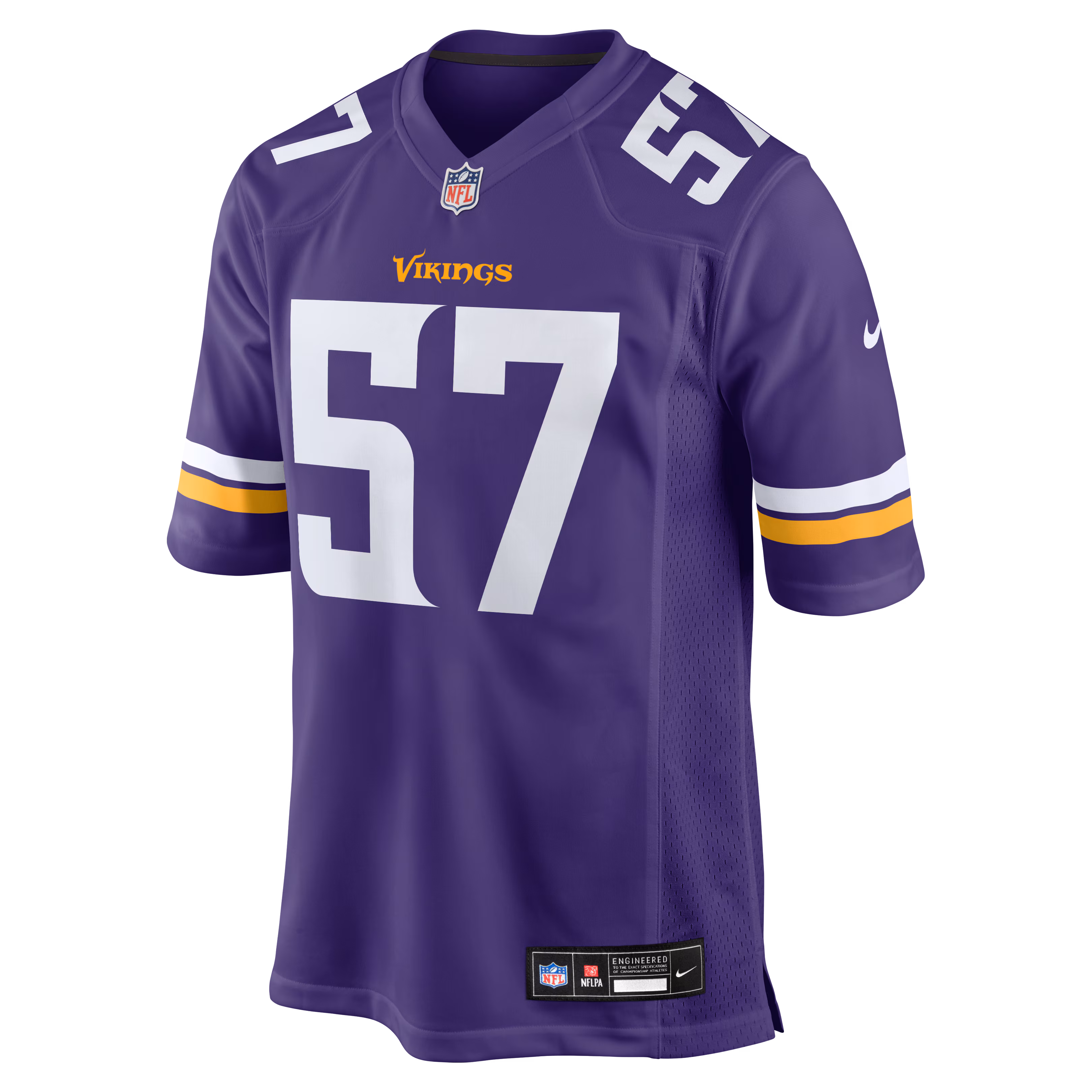 Chaz Chambliss Minnesota Vikings Nike Team Game Jersey -  Purple