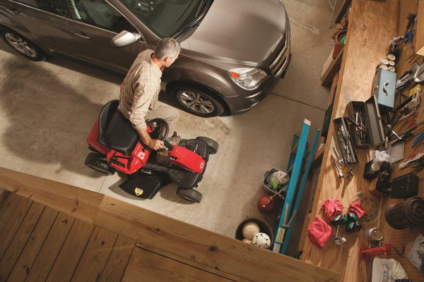 Troy-Bilt TB30 382cc 30′′ 6-Speed Riding Lawn Mower, Remanufactured, Compact Design, Adjustable Height