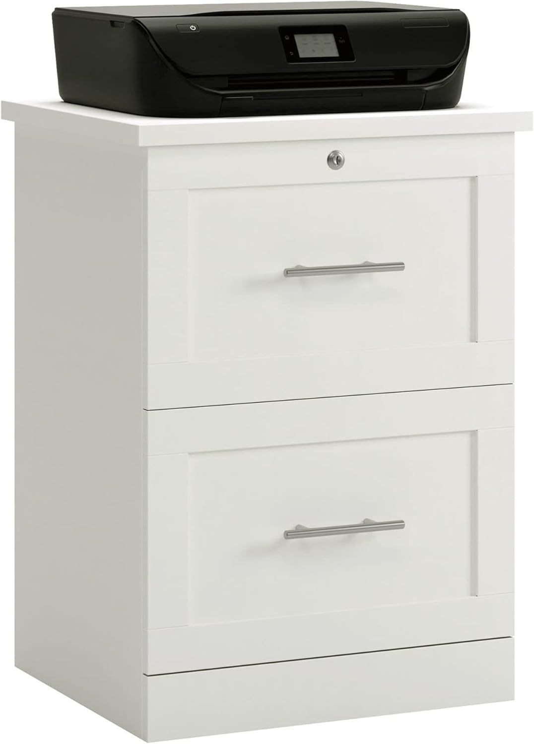 Realspace® 28-1/8 in. X 19 in Vertical 2-Drawer File Cabinet, White