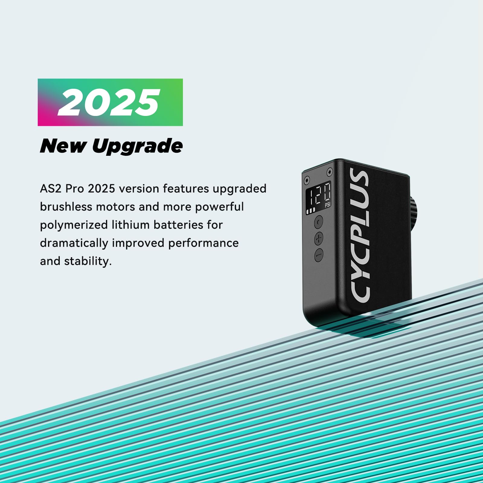 CYCPLUS CYCPLUS AS2 PRO Mini Bicycle Pump with Gauge