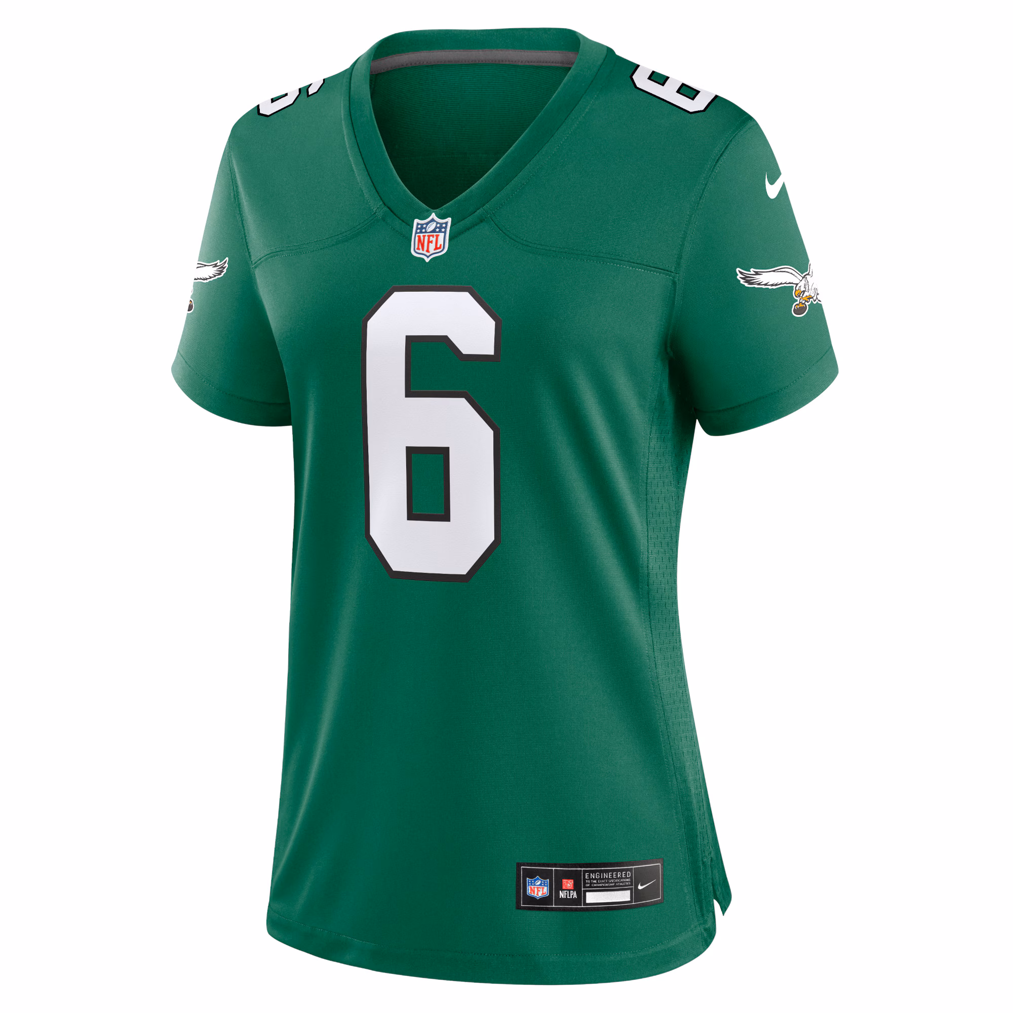 DeVonta Smith Philadelphia Eagles Nike Women's Player Jersey - Kelly Green