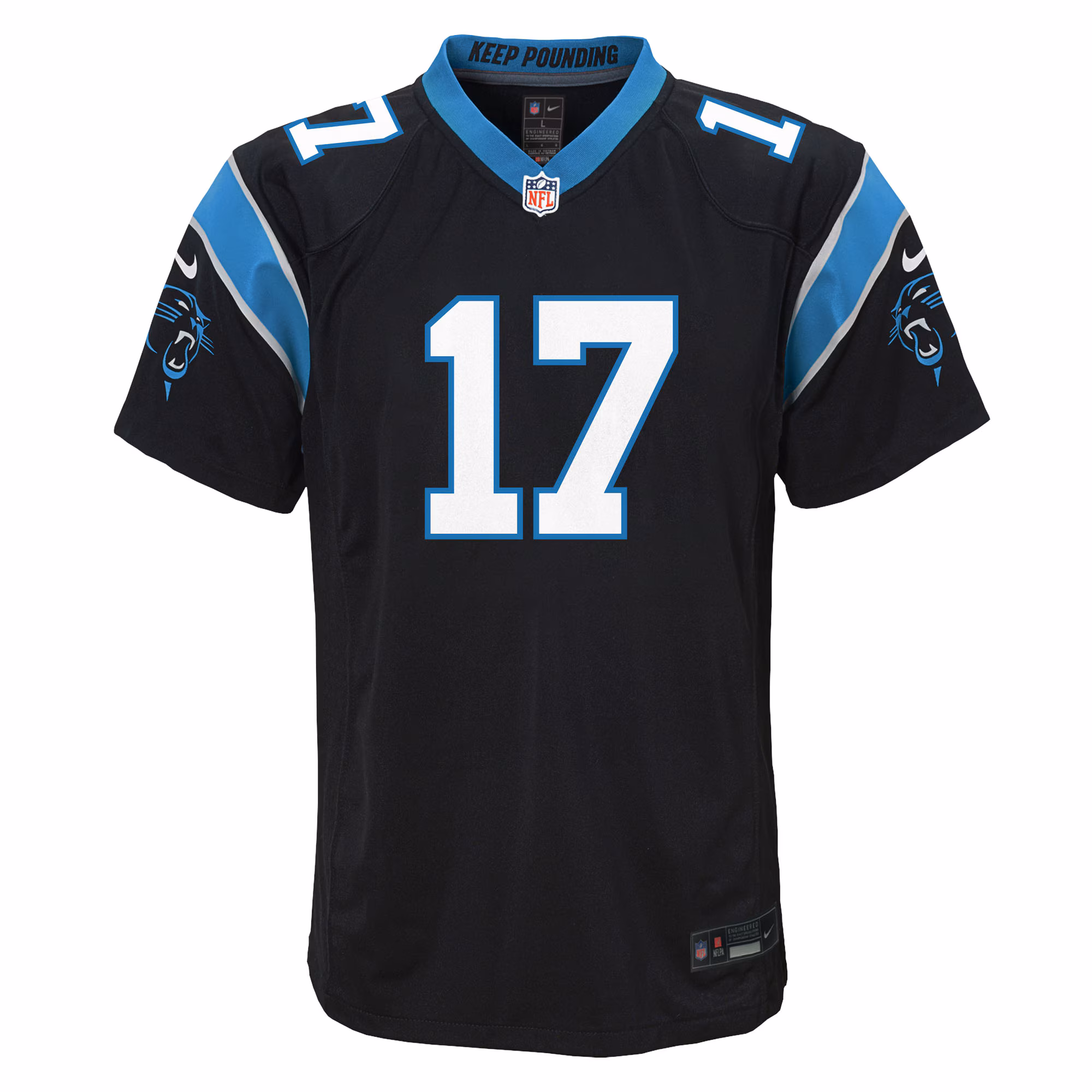 Xavier Legette Carolina Panthers Nike Youth Team Game Jersey - Black