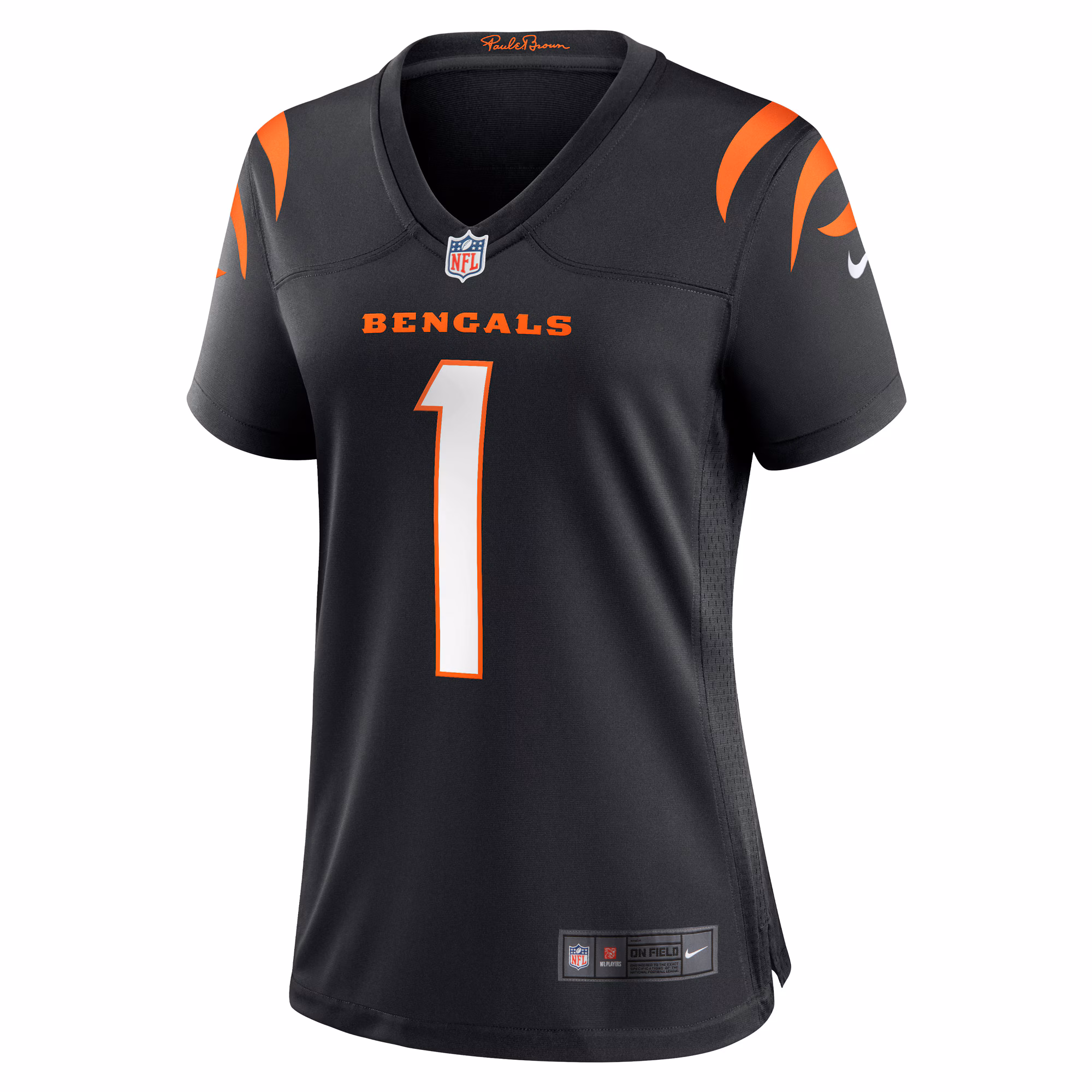 Number 1 Bride Cincinnati Bengals Nike Women's Game Jersey - Black