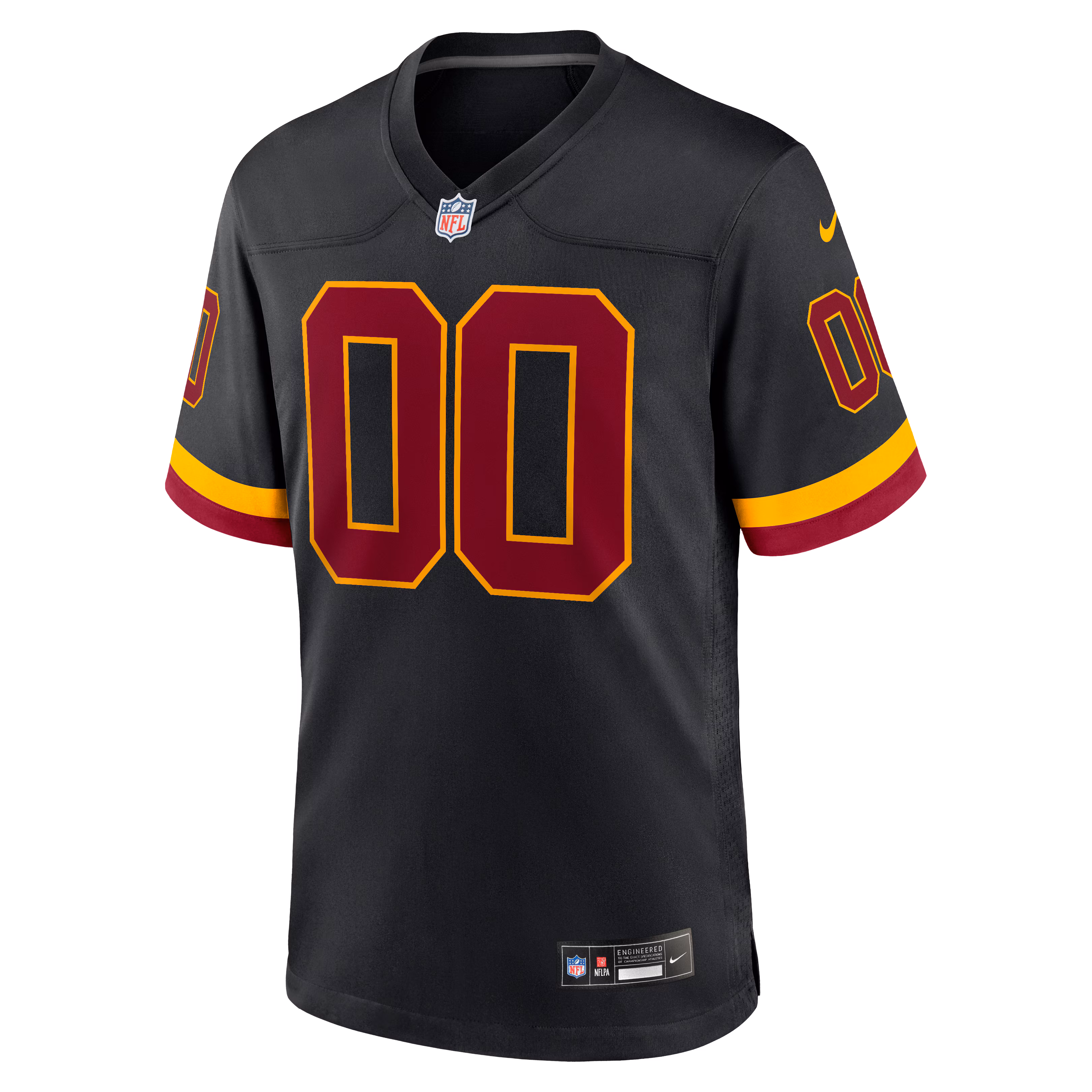 Washington Commanders Nike Youth Hail Raiser Alternate Custom Game Jersey - Black