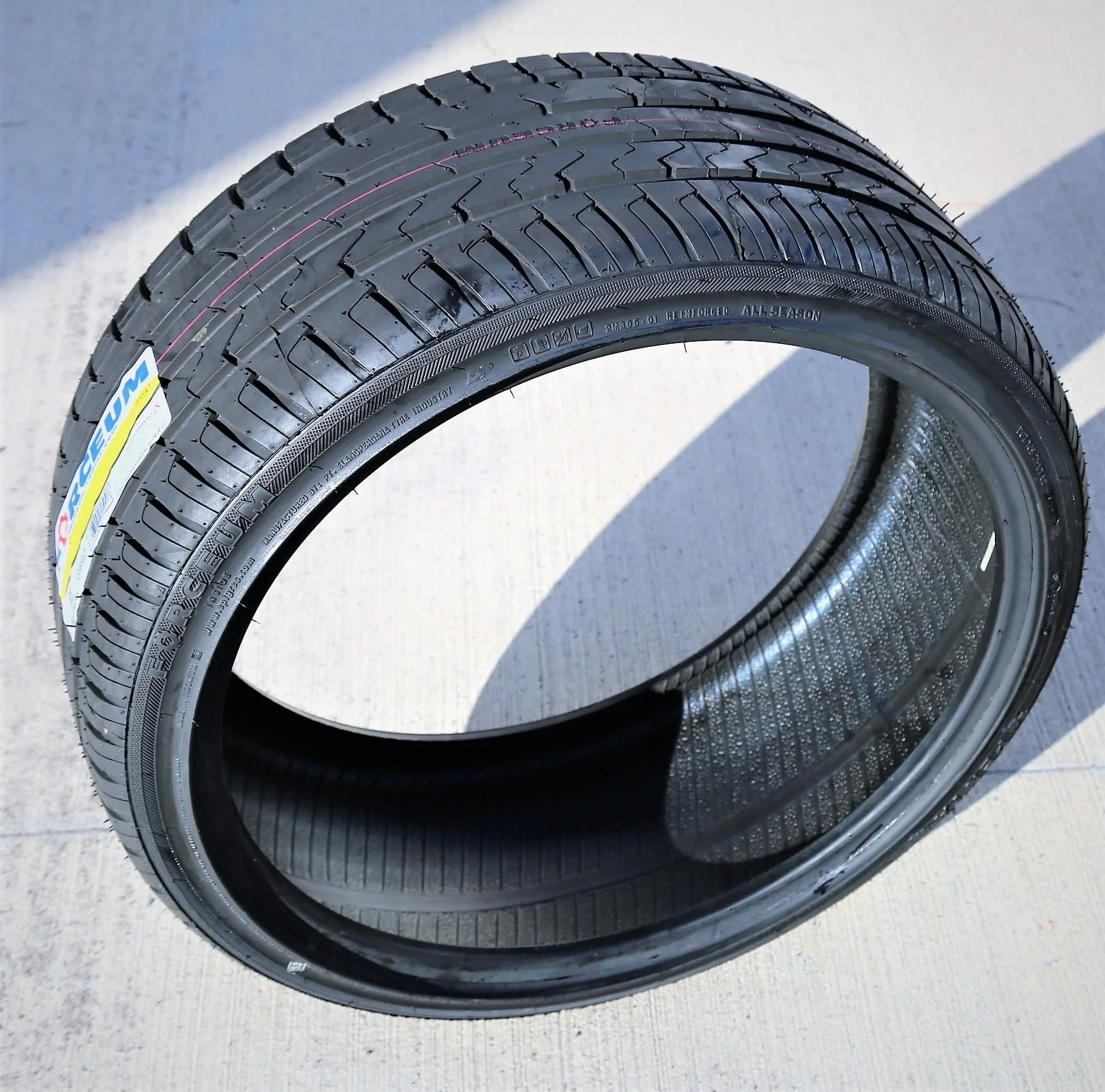 One set of 4 (quad) 255/55R19 111V XL A/S full season tyres