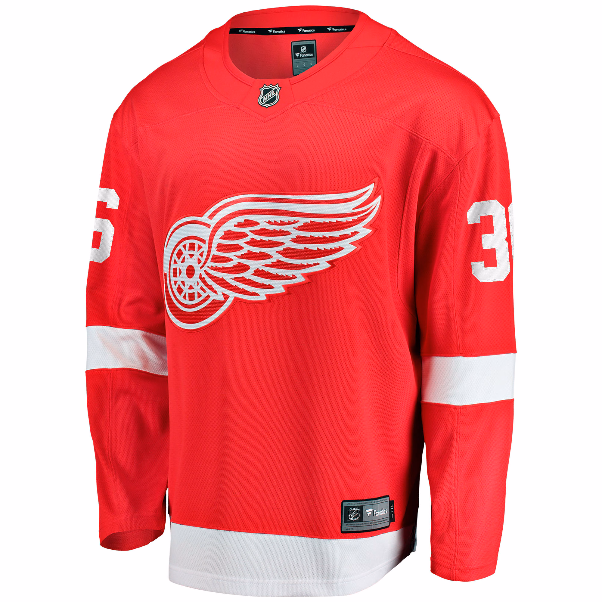 John Gibson Detroit Red Wings Fanatics Home Breakaway Jersey - Red