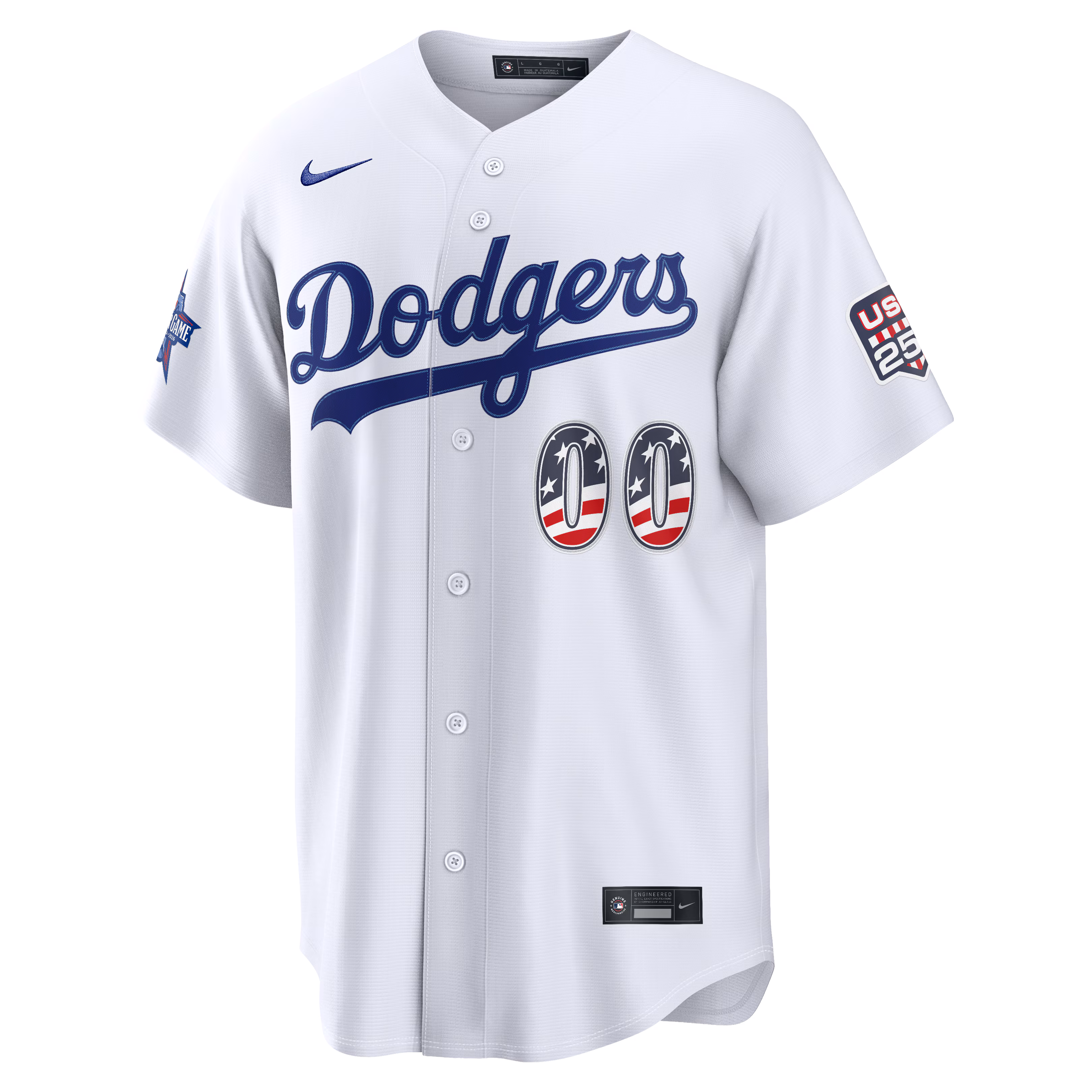 2026 All-Star Edition Stars & Stripes Los Angeles Dodgers  Nike White Stadium Pick-A-Player Jersey