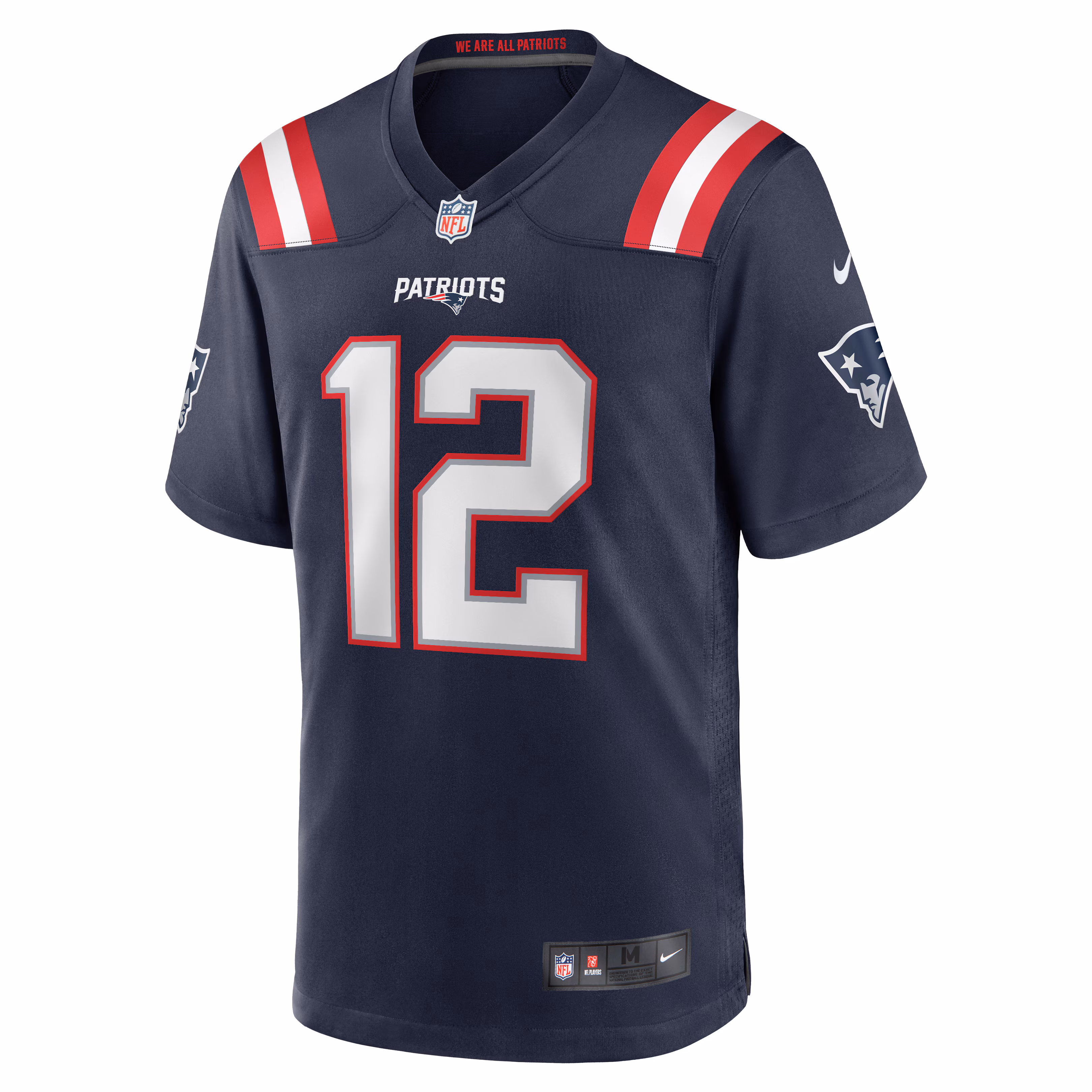 Tom Brady New England Patriots Nike Game Retired Player Jersey - Navy