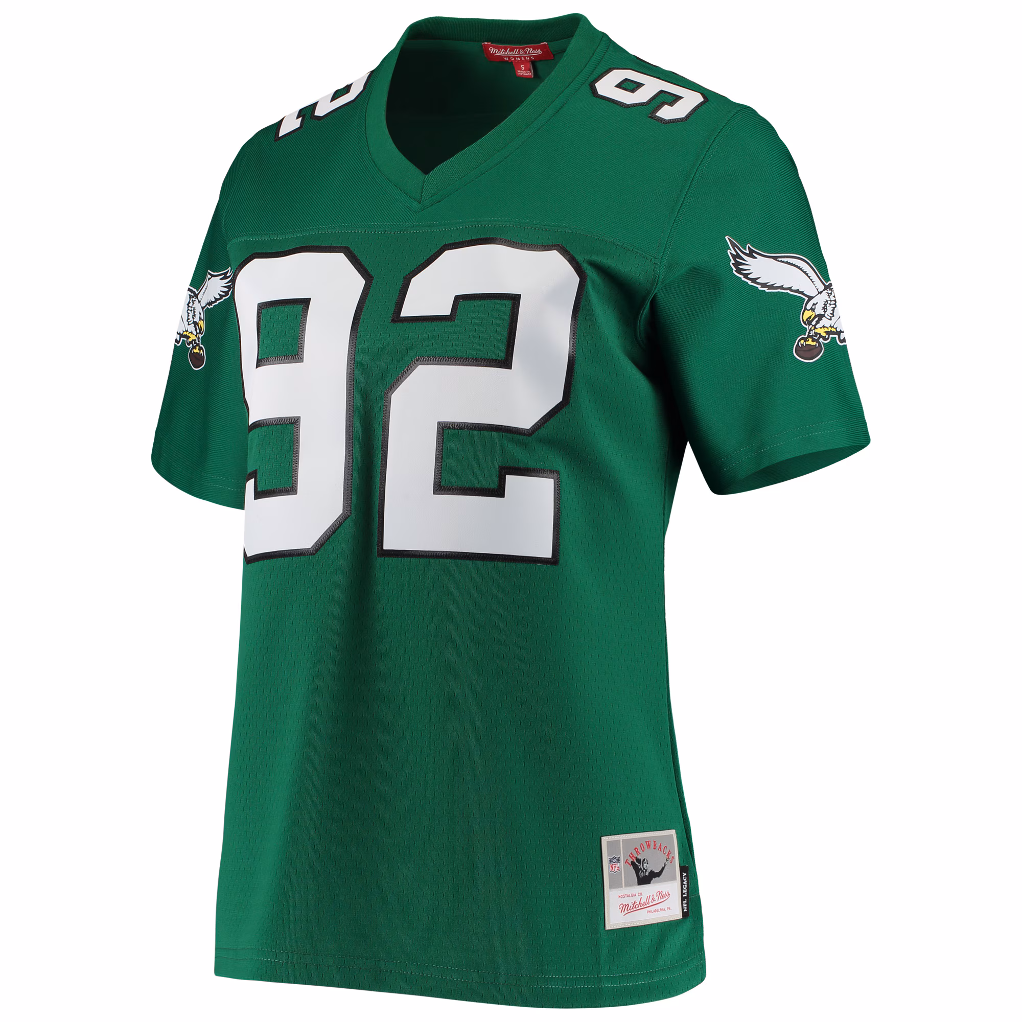 Reggie White Philadelphia Eagles Mitchell & Ness Women's 1990 Legacy Replica Jersey - Kelly Green