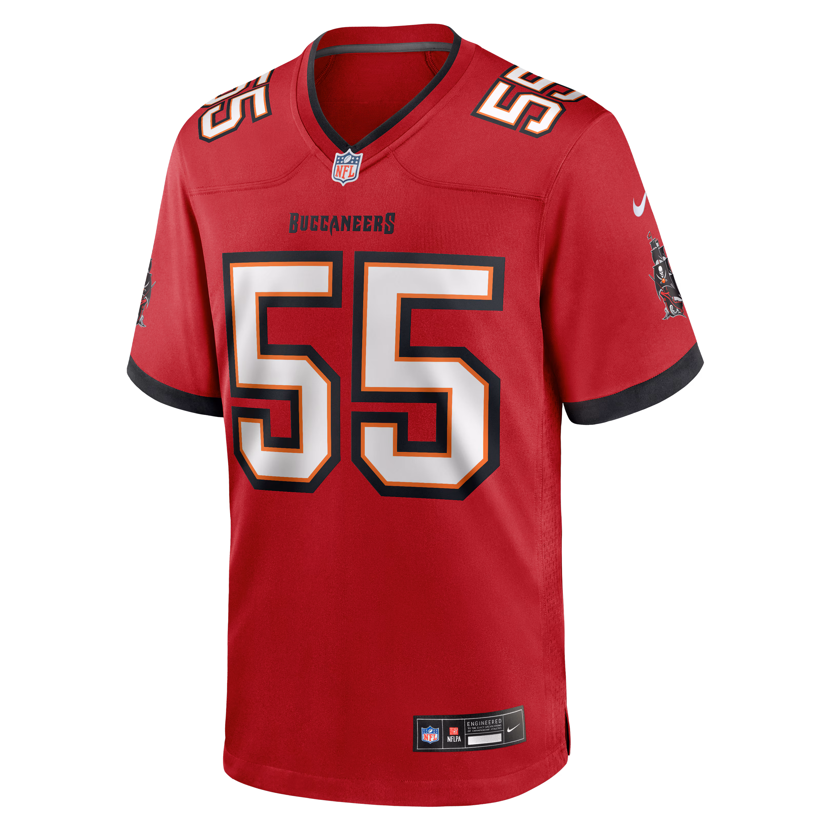 Derrick Brooks Tampa Bay Buccaneers Nike Game Retired Player Jersey - Red