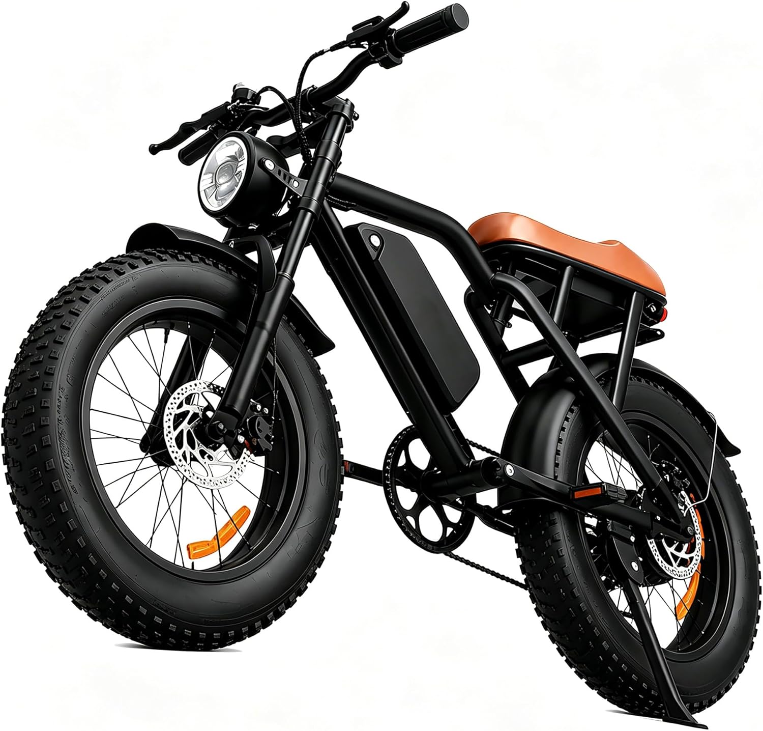 Electric Bike for Adults, 1500W Peak Motor 28 MPH 50Miles, Fat Tire Ebike with 48V Removable Battery 20