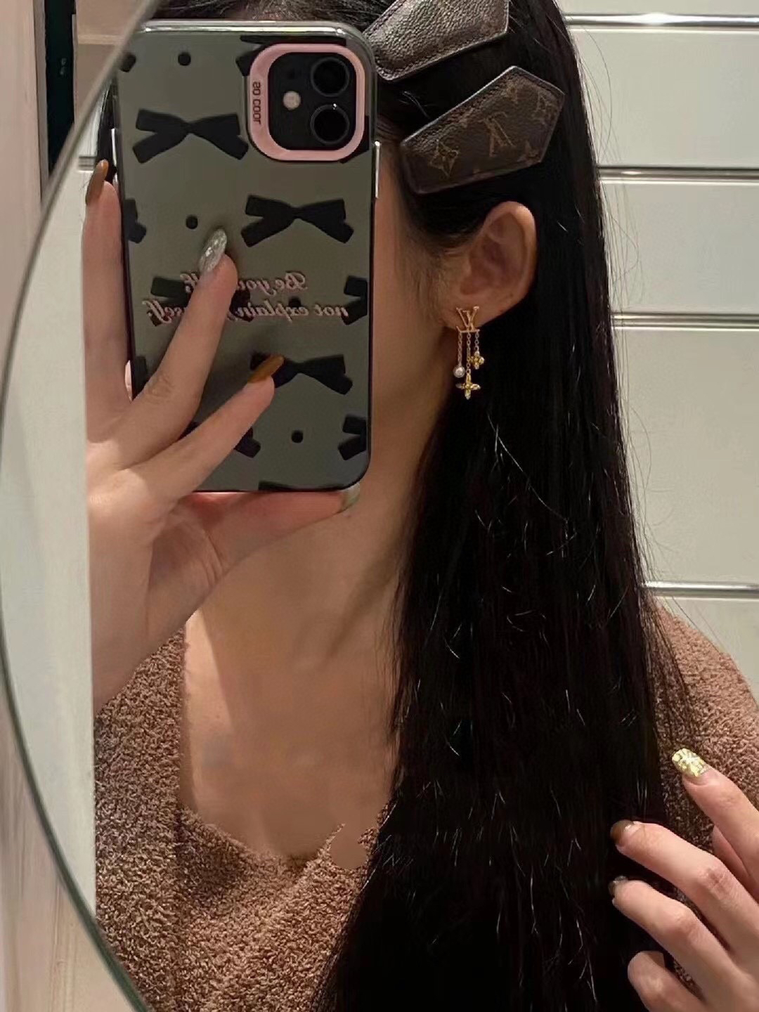 LV earrings-57
