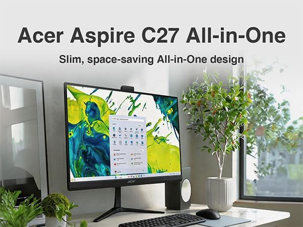 Acer Aspire C27 All-in-One Desktop, 27