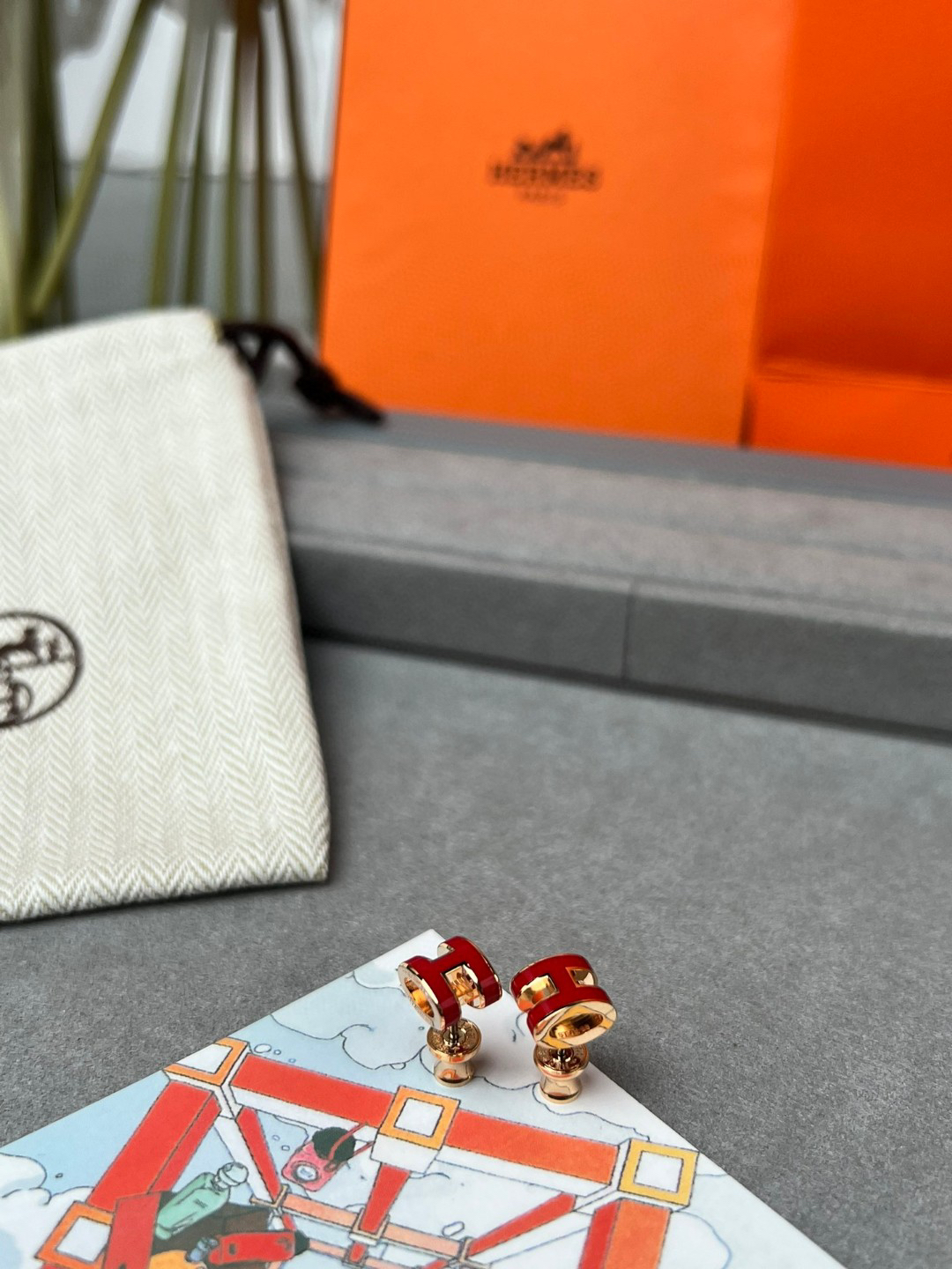 Hermes earrings-24