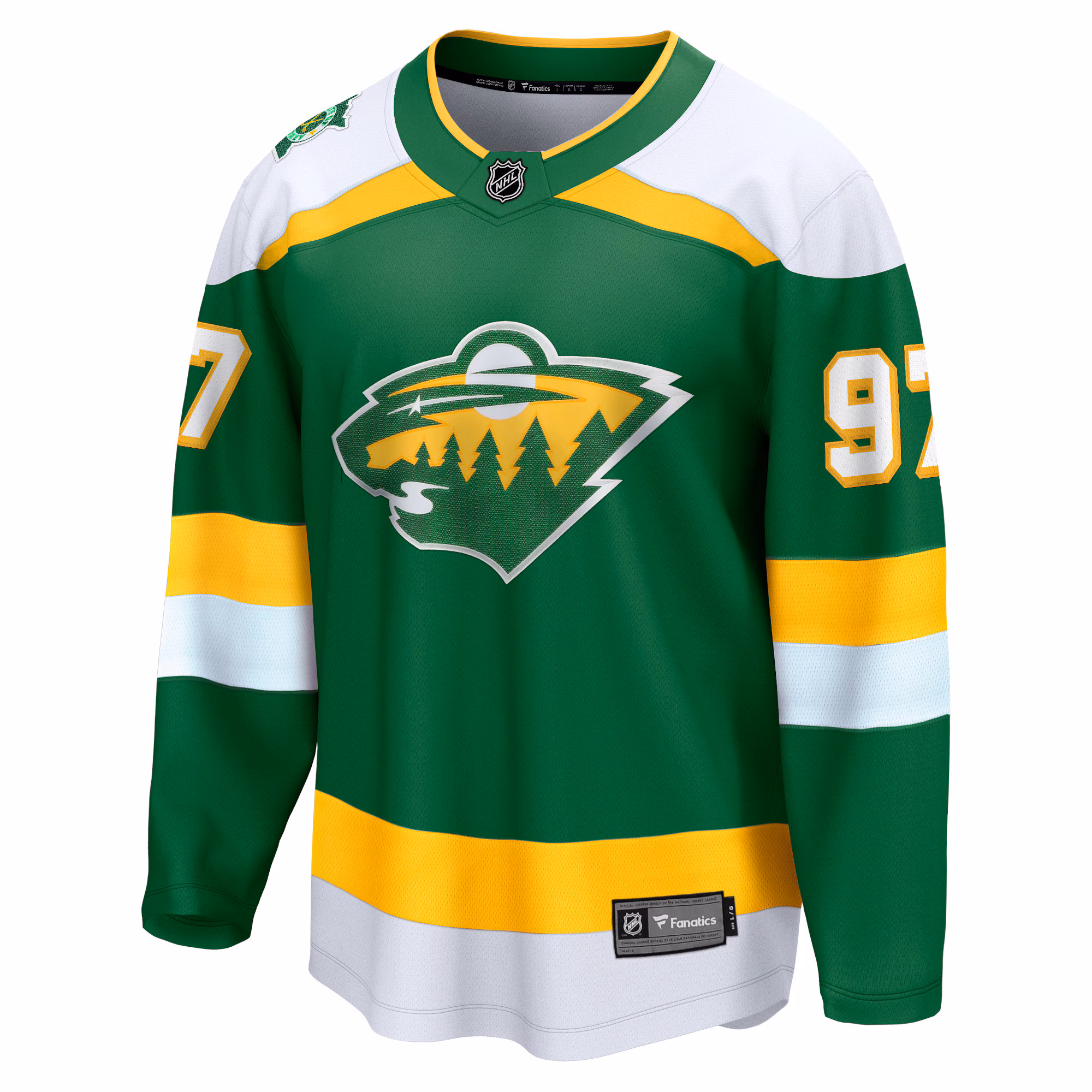 Kirill Kaprizov Minnesota Wild Fanatics 2023/24 Alternate Breakaway Jersey - Green