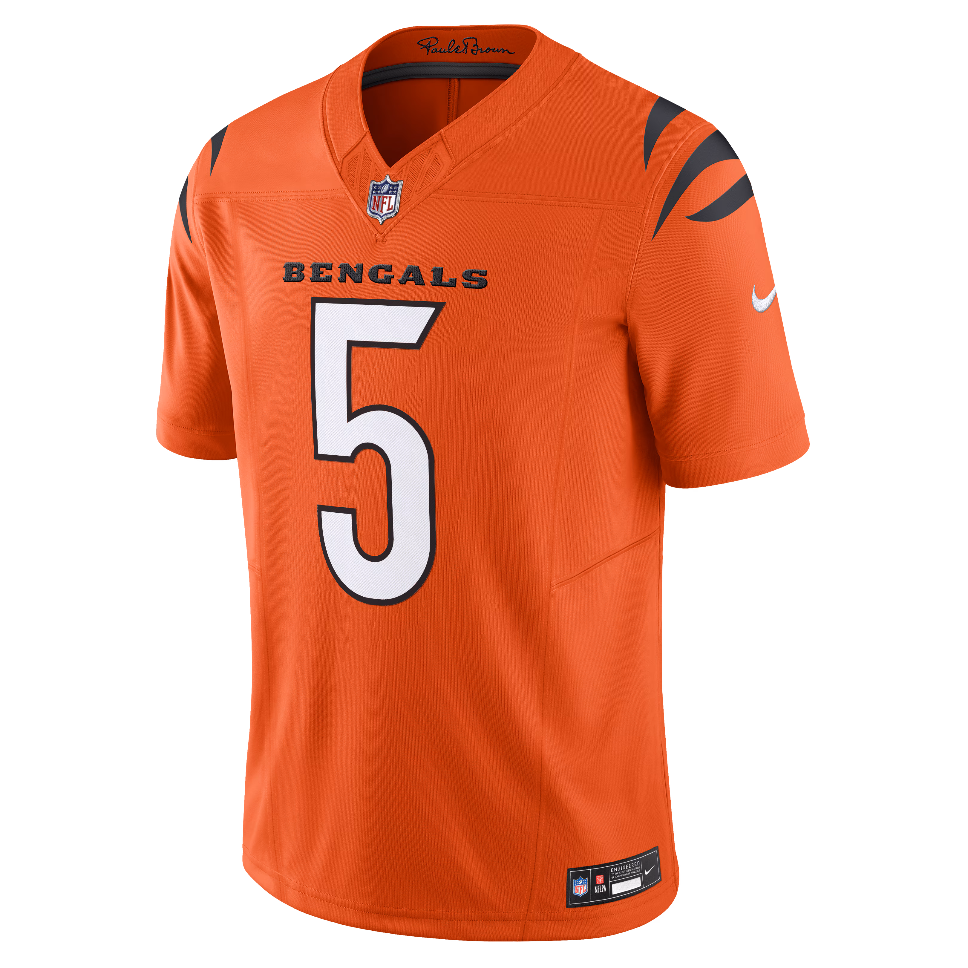Tee Higgins Cincinnati Bengals Nike Vapor F.U.S.E. Limited Jersey - Orange